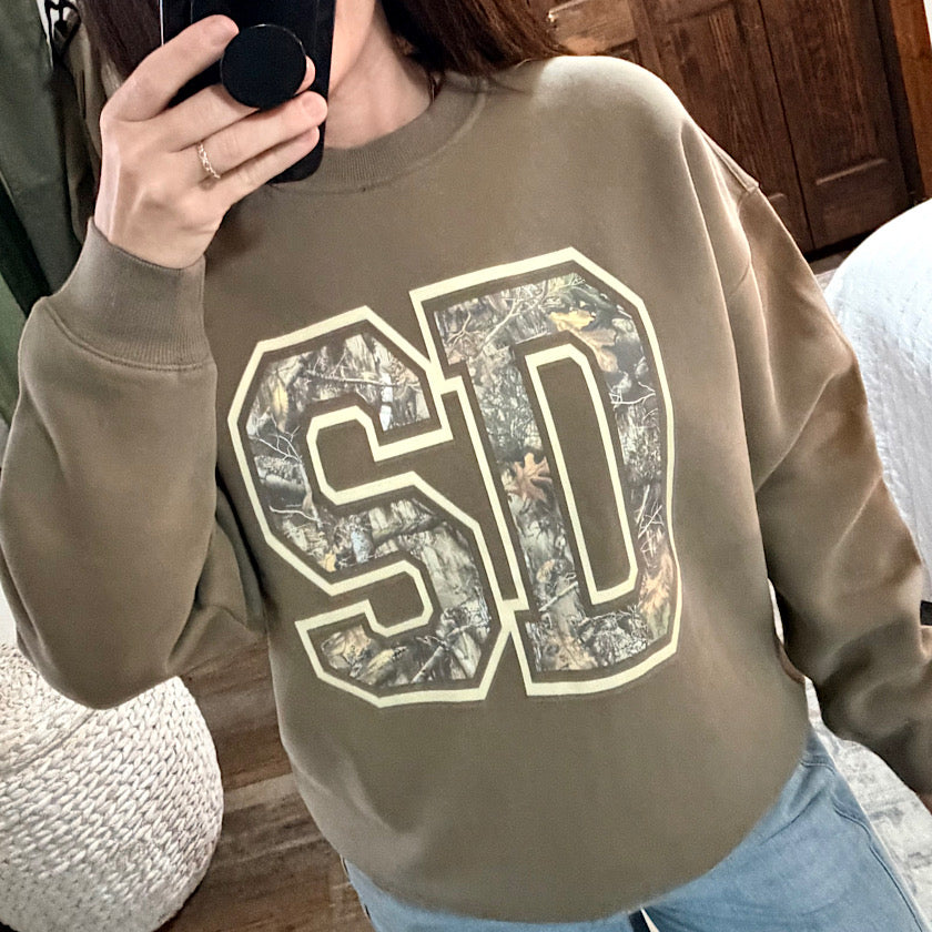 SD Camo Crew Neck