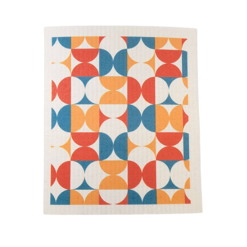 Vintage Patterned Swedish Dish Cloth - Driftless Studios