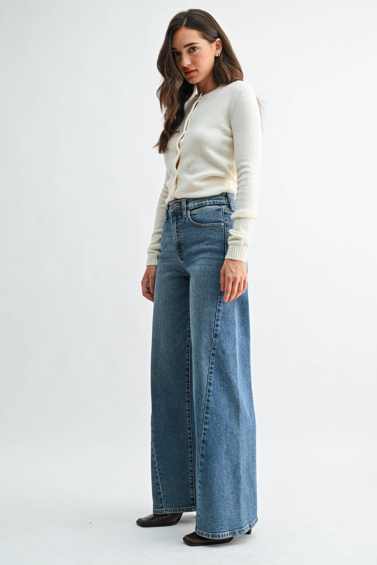 JBD - DP877 - MD - Twisted Seam Wide Leg