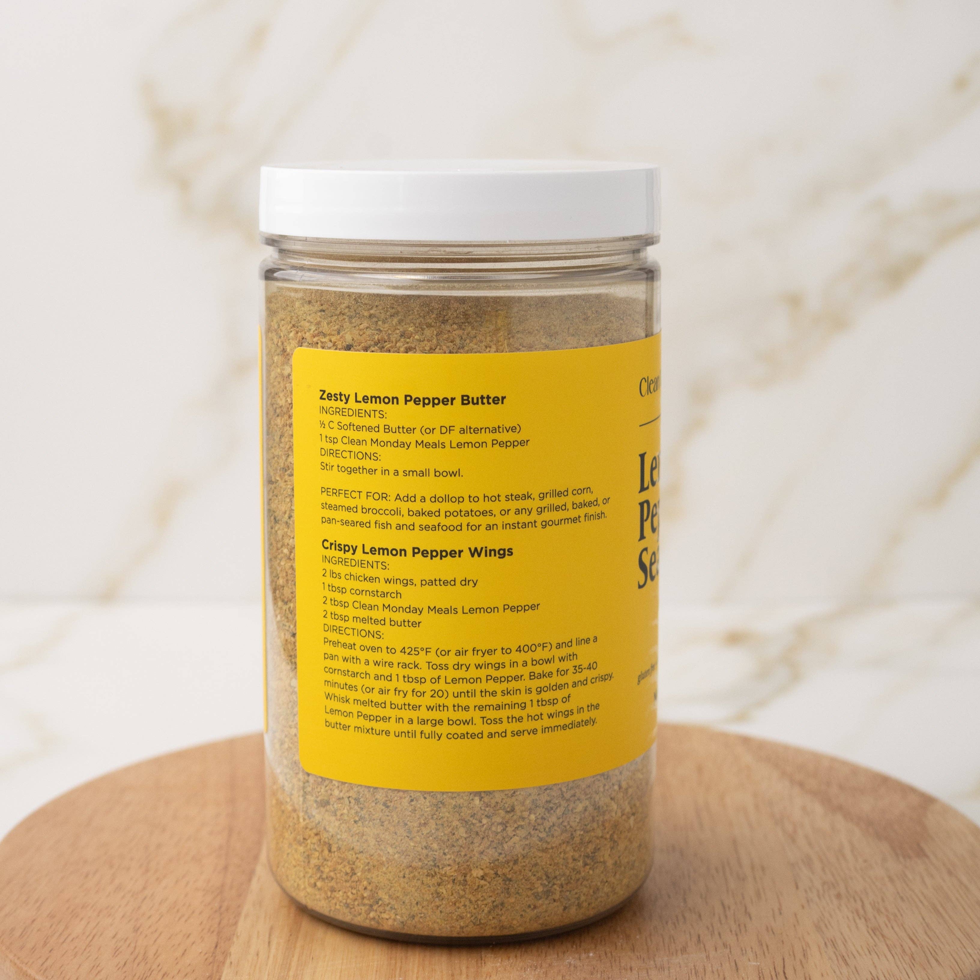 Clean Monday Meals - Lemon Pepper Seasoning