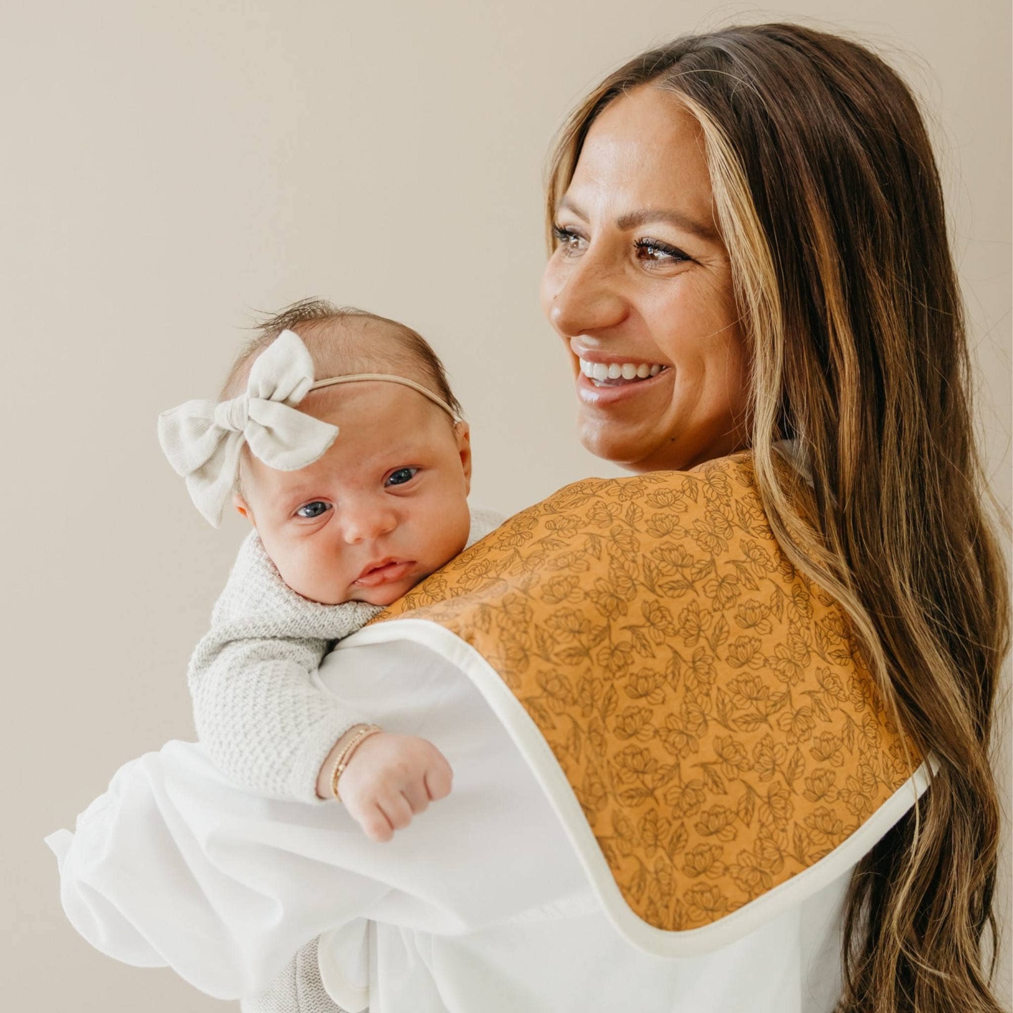 Copper Pearl - 3 Pack Premium Burp Cloths - Eden