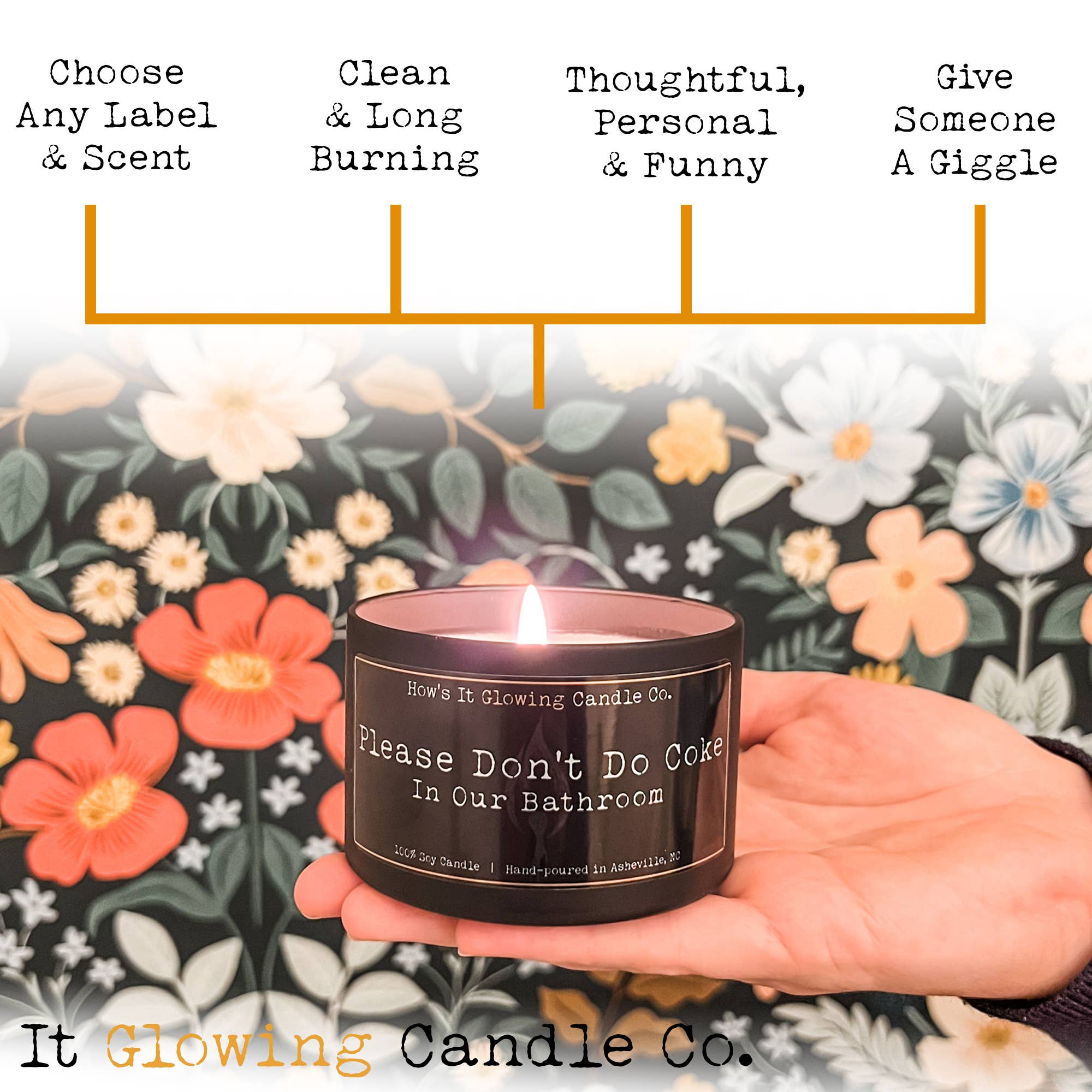 I Just Really Fucking Love You. Period | 100% Soy Candle
