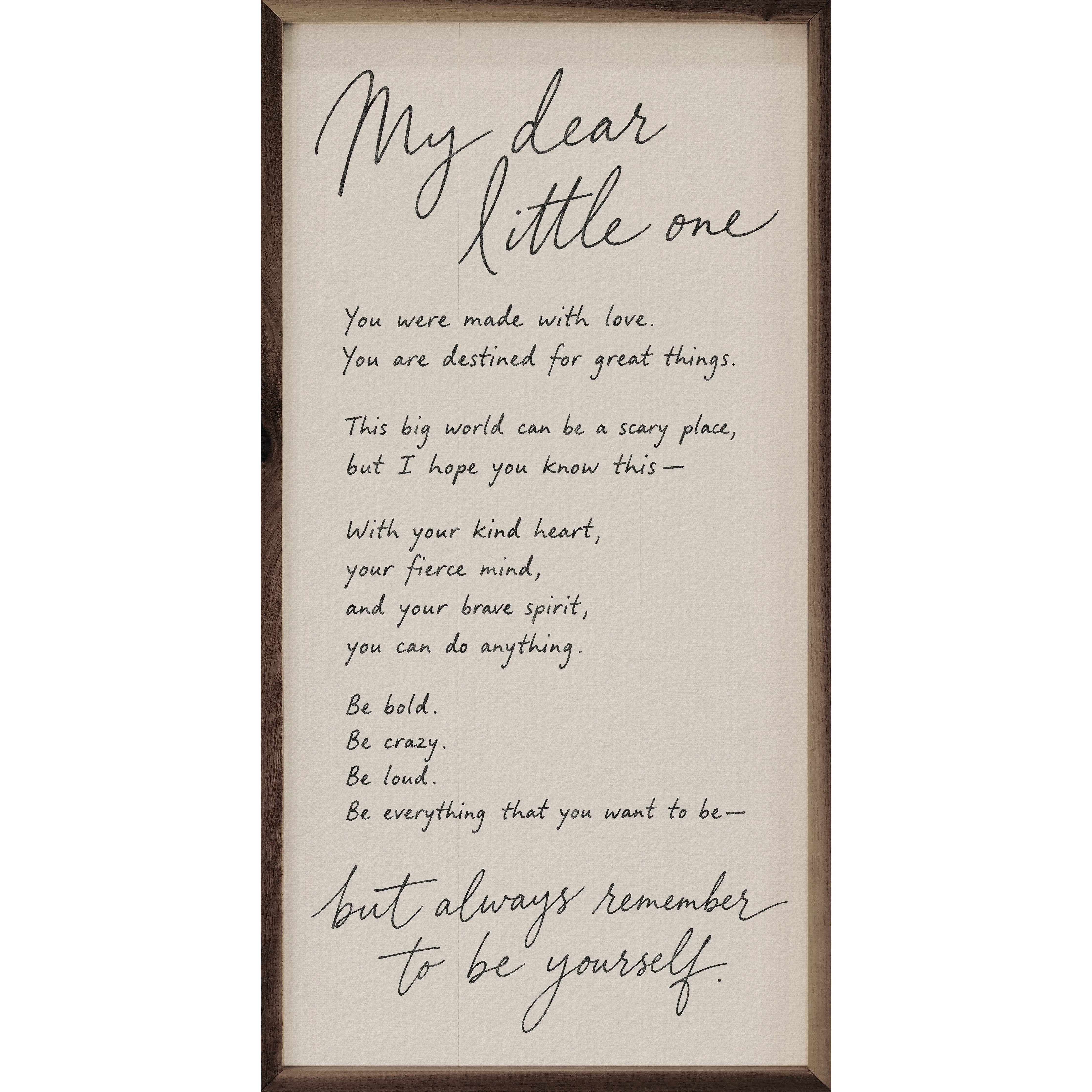 Kendrick Home - My Dear Little One