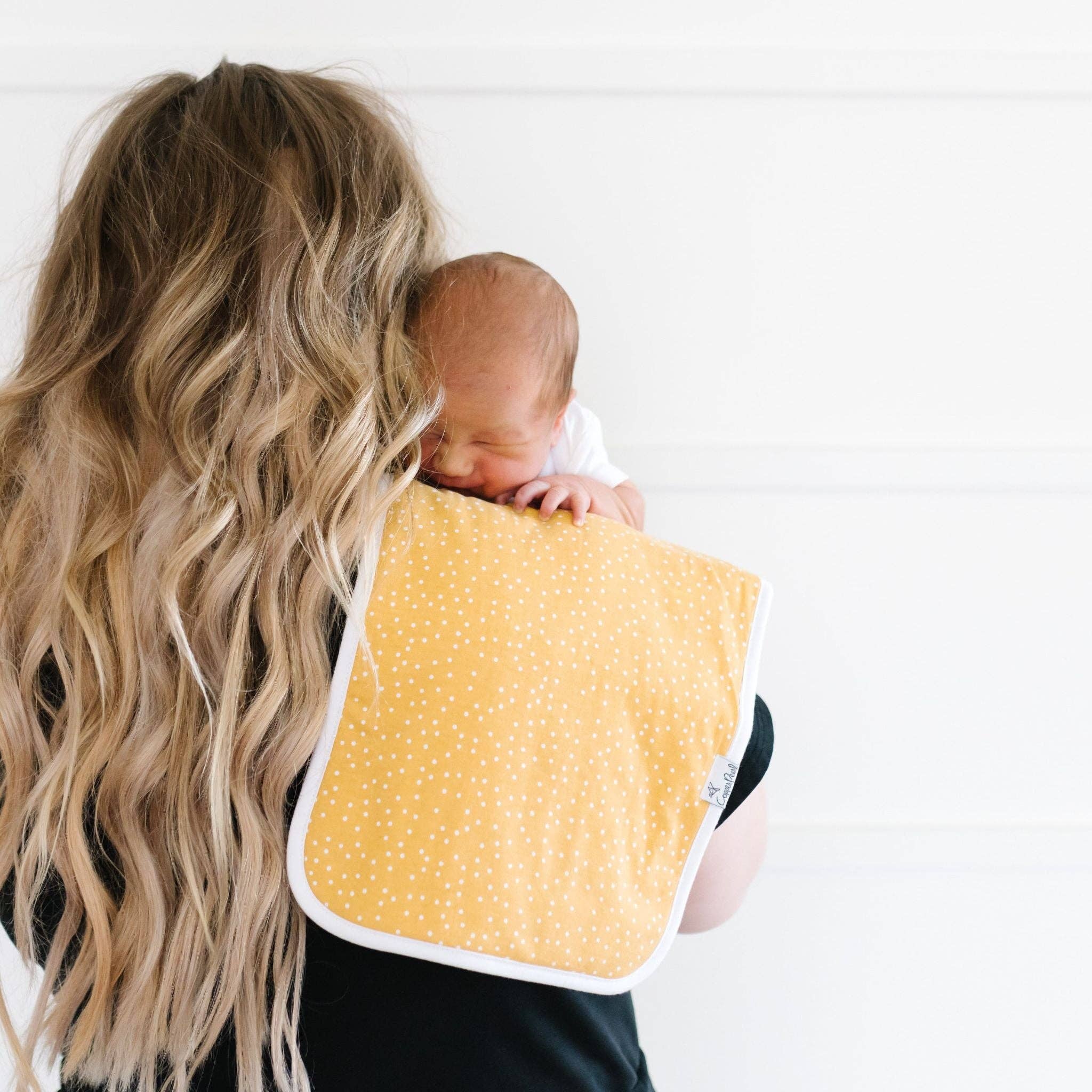 Copper Pearl - 3 Pack Premium Burp Cloths - Hope