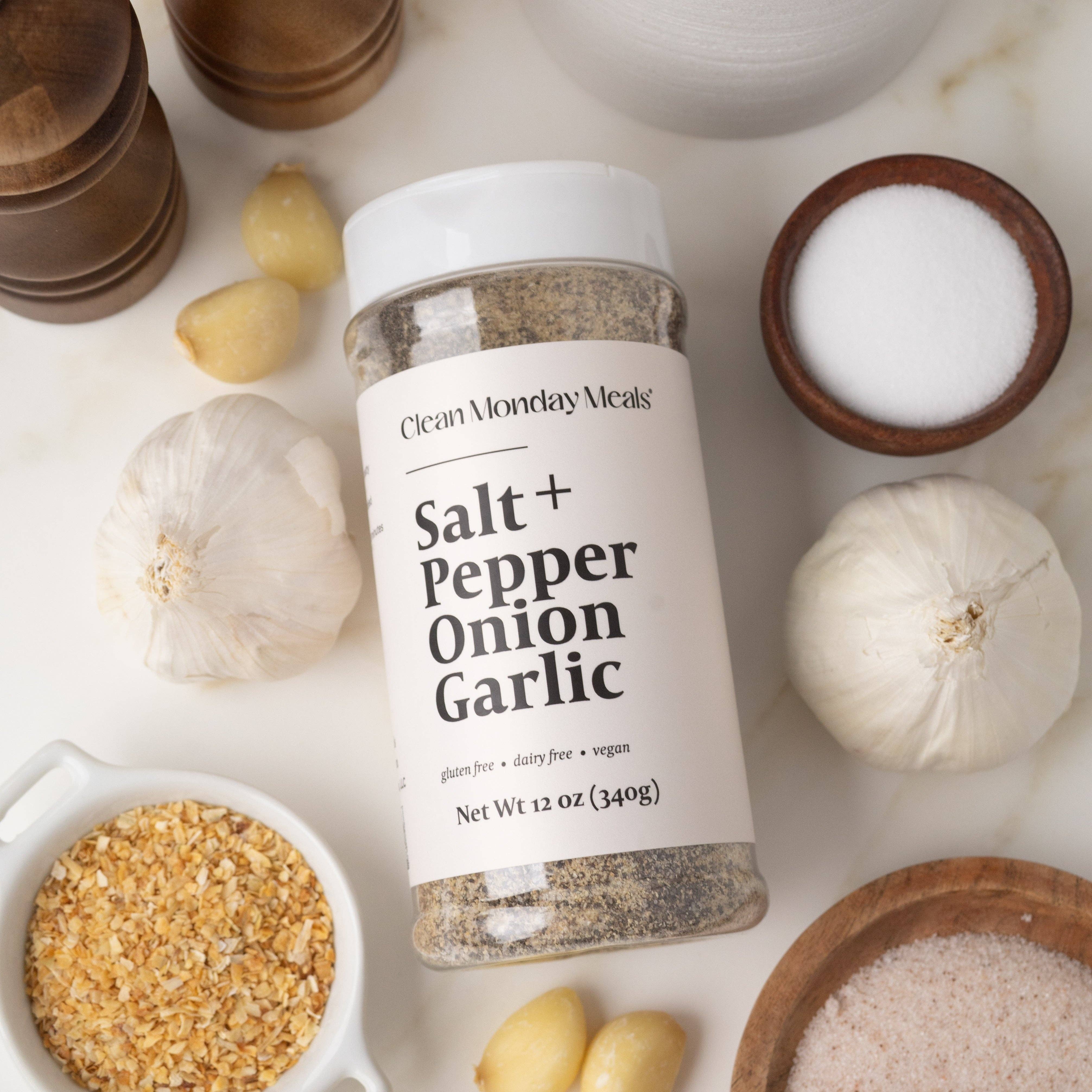 Clean Monday Meals - Salt+, Pepper, Onion, Garlic (SPOG) Seasoning