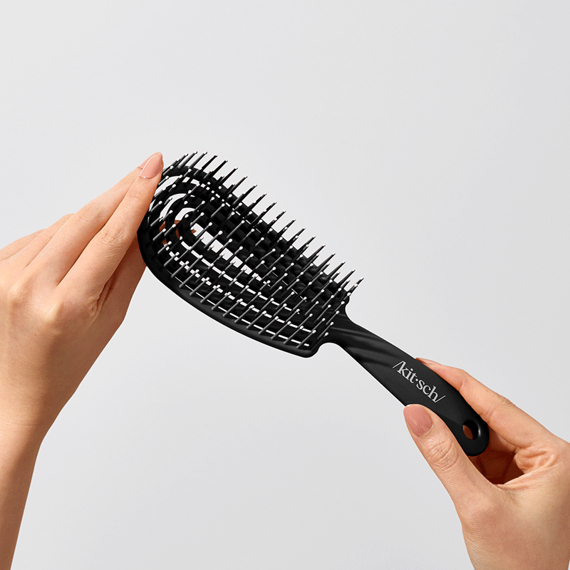 KITSCH - Detangling Flexi Brush - Black