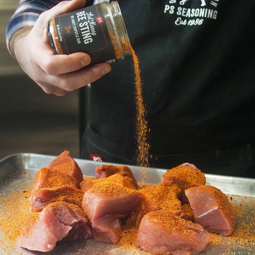 Bee Sting - Hot Honey Chipotle BBQ Rub - PS Seasoning