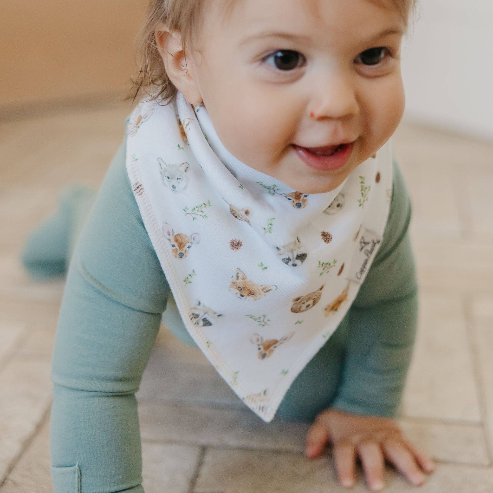 Copper Pearl - 4 Pack Baby Bandana Bibs - Wilder
