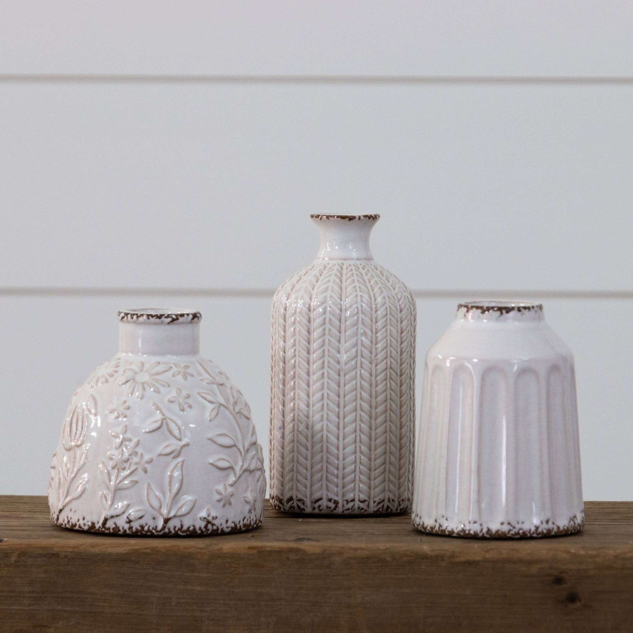 Textured Patterns Vases