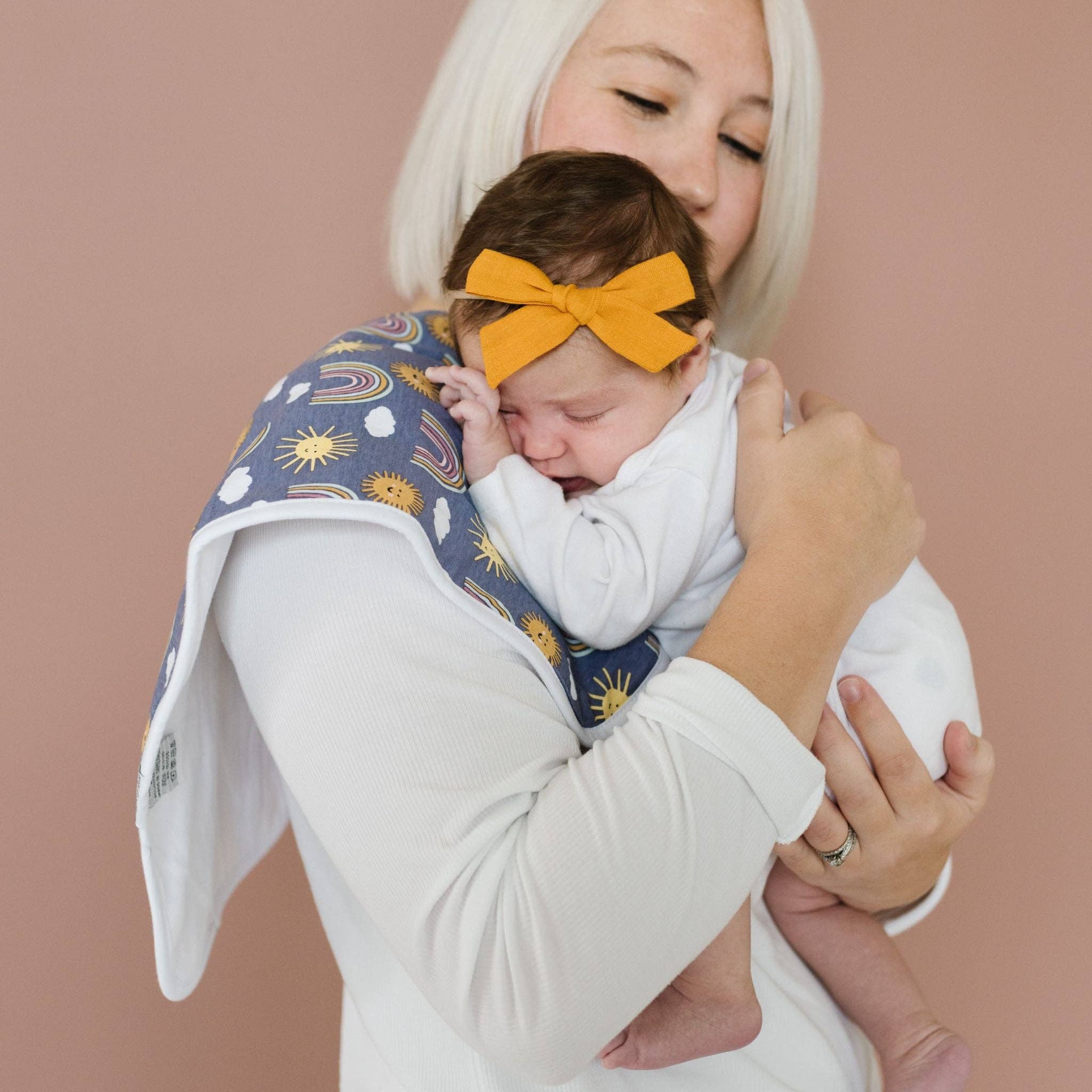 Copper Pearl - 3 Pack Premium Burp Cloths - Hope