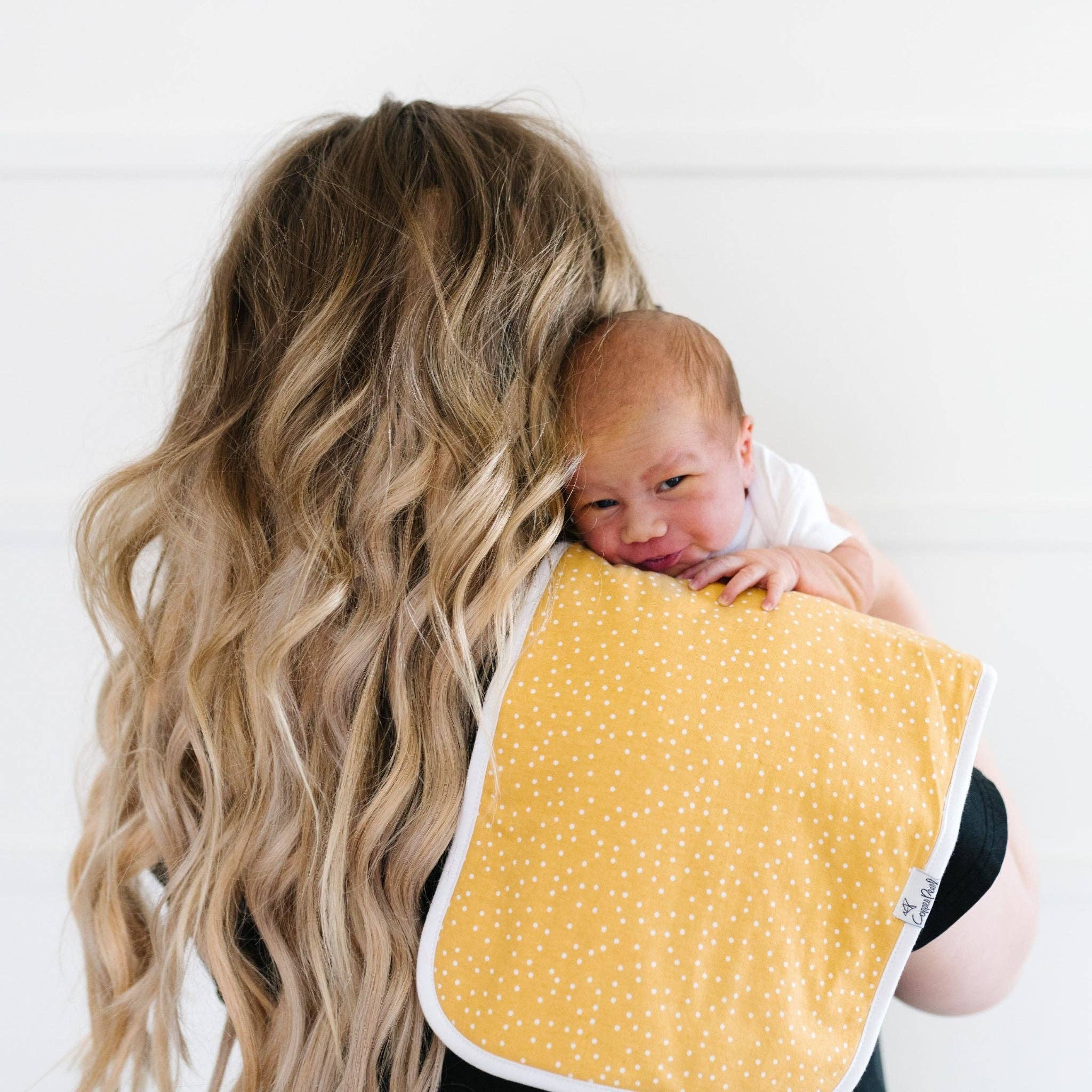 Copper Pearl - 3 Pack Premium Burp Cloths - Hope