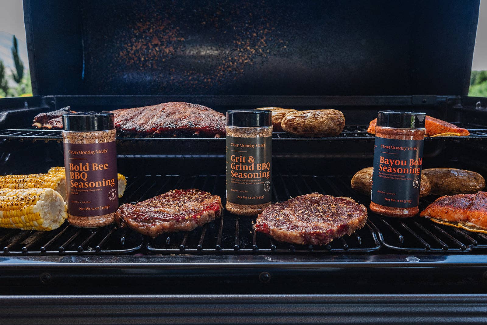 Clean Monday Meals - Grit & Grind BBQ Seasoning