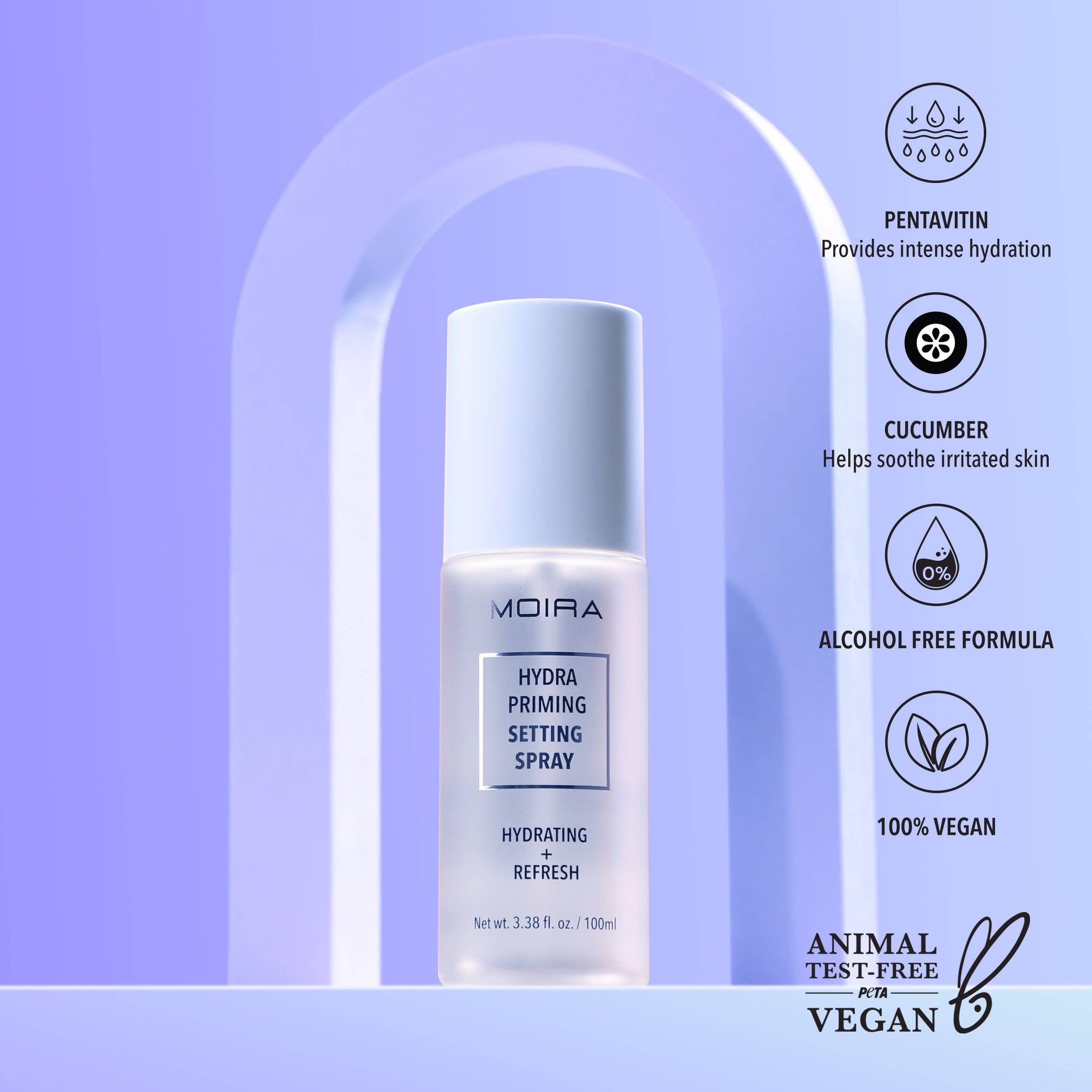 Moira Cosmetics - Hydra Priming Setting Spray