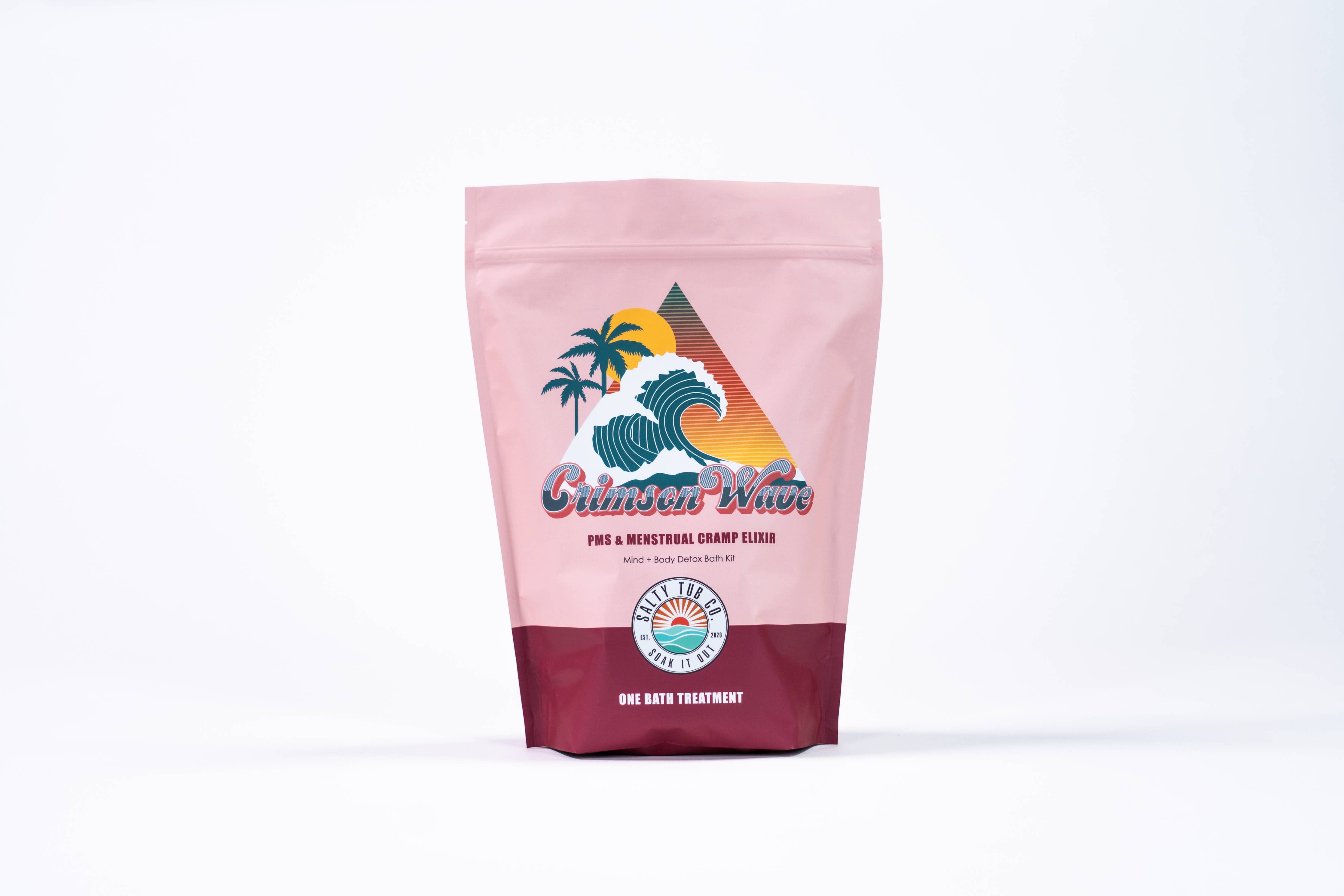 Salty Tub Co. - Crimson Wave Detox Bath Kit