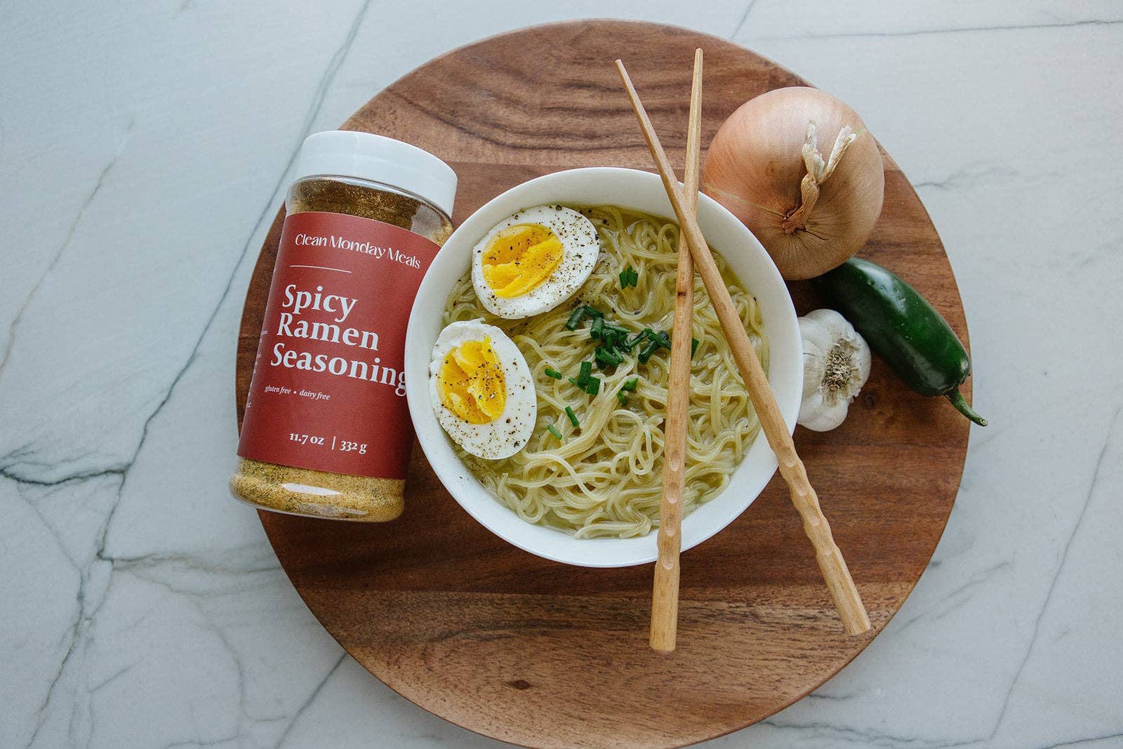 Clean Monday Meals - Spicy Ramen Seasoning