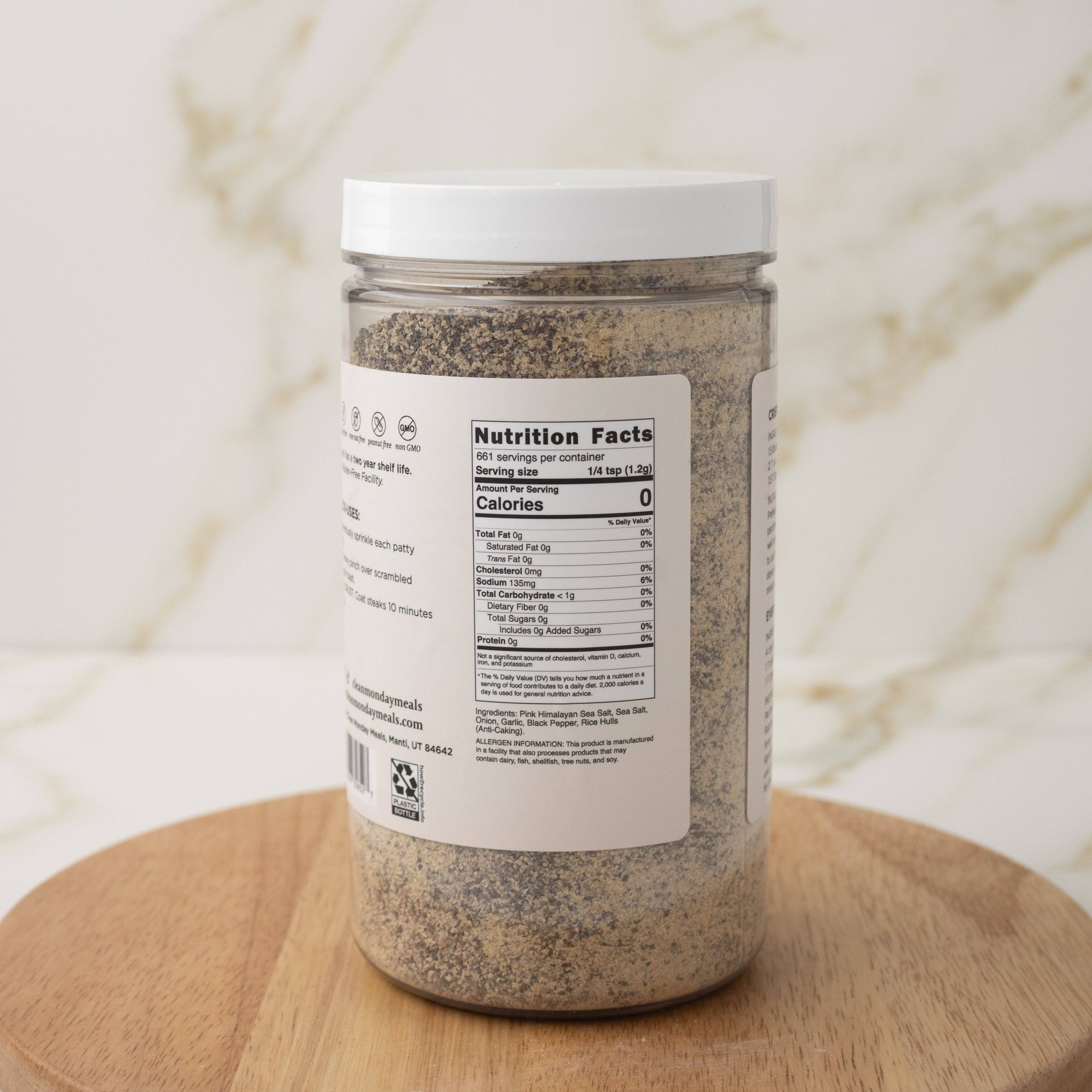 Clean Monday Meals - Salt+, Pepper, Onion, Garlic (SPOG) Seasoning