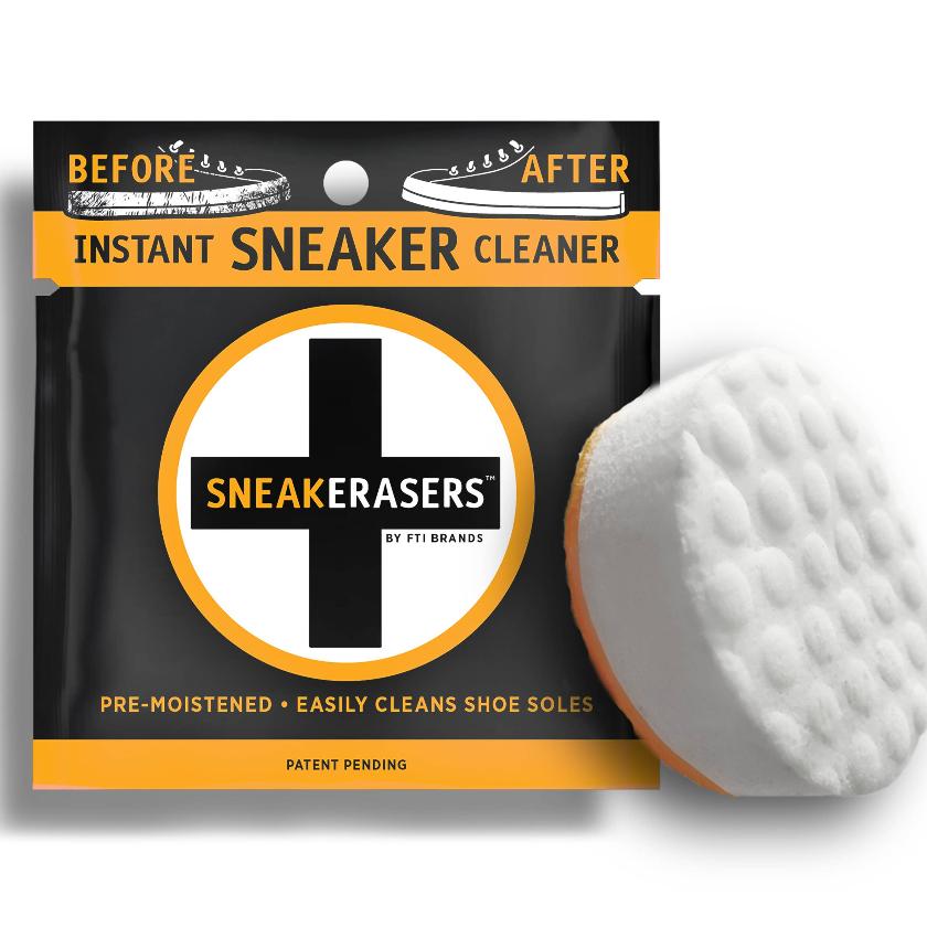 SneakERASERS, Pre-Moistened Instant Sneaker Cleaner 1ct