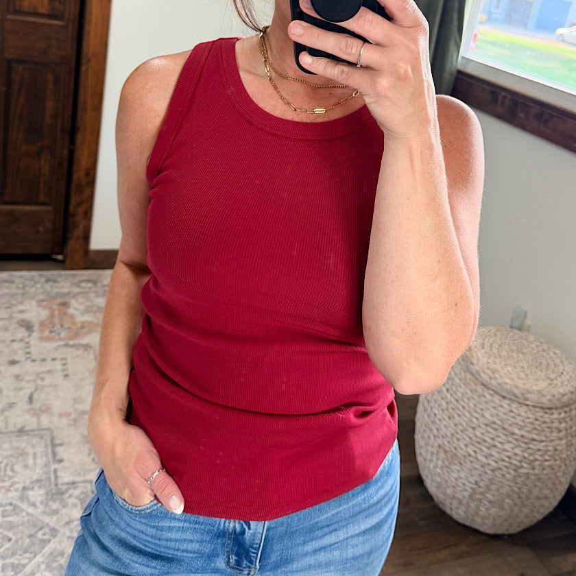 Thread & Supply Edlin Tank-Biking Red