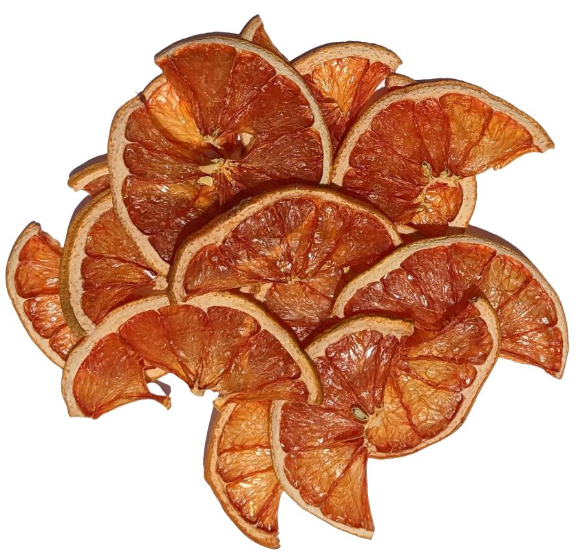 Dehydrated Grapefruit Half-Moon Cocktail Garnishes | Convenient Cocktail Co.