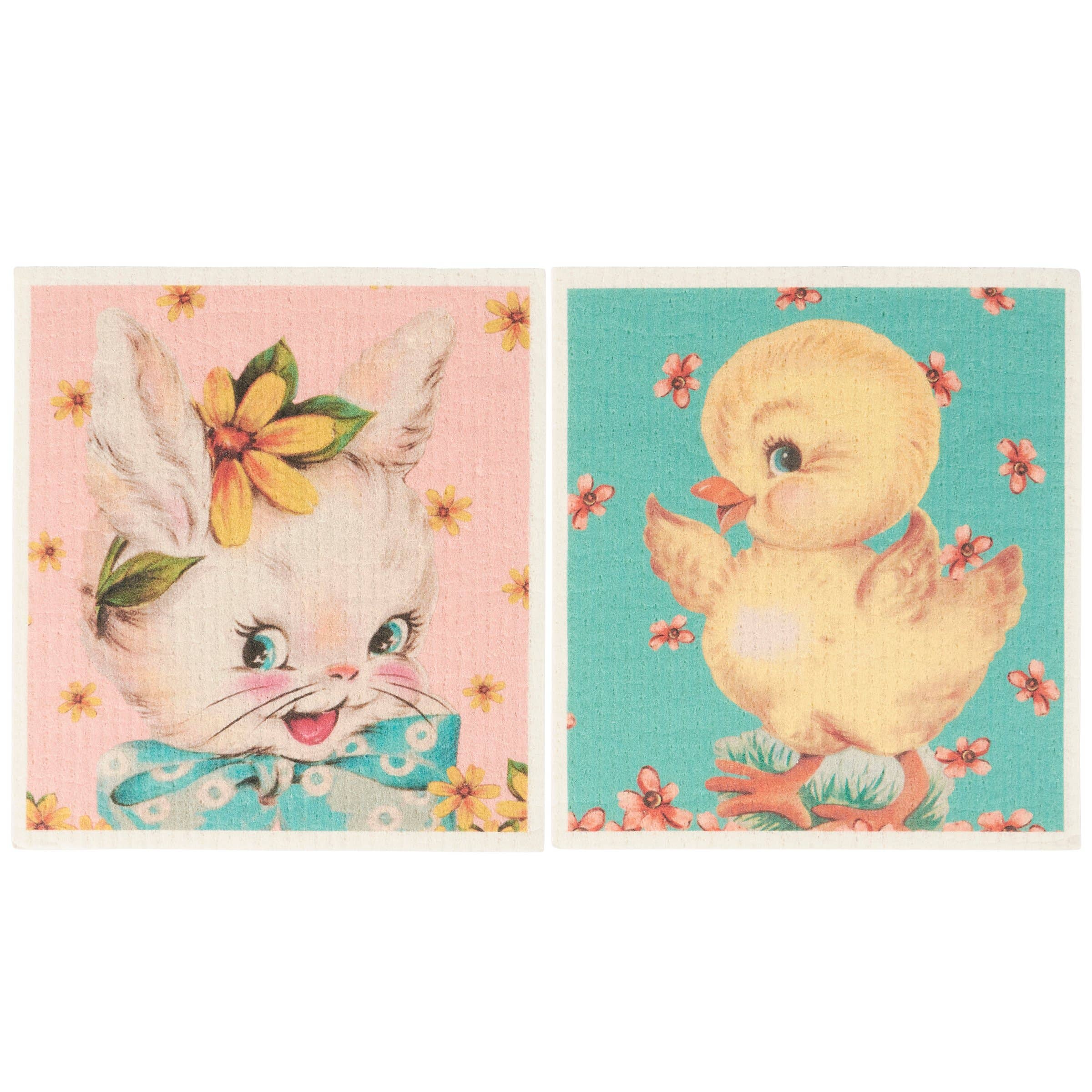 Vintage Easter Swedish Dishcloth Set | Primitives by Kathy