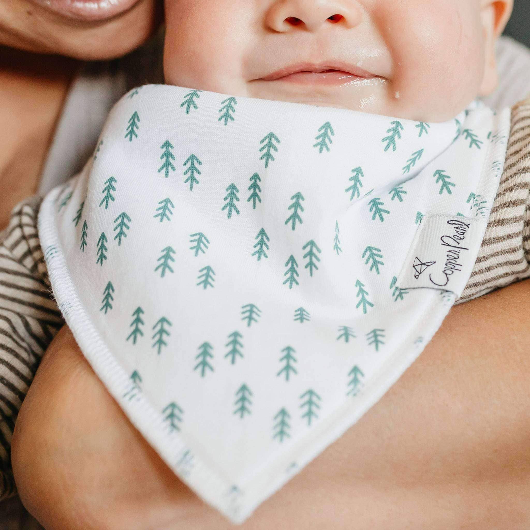 Copper Pearl - 4 Pack Baby Bandana Bibs - Atwood