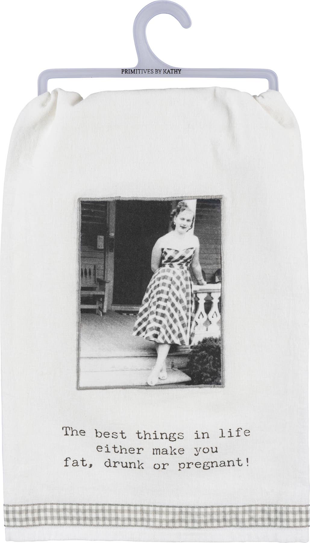 Best Things In Life Make You… Kitchen Towel | Primitives by Kathy