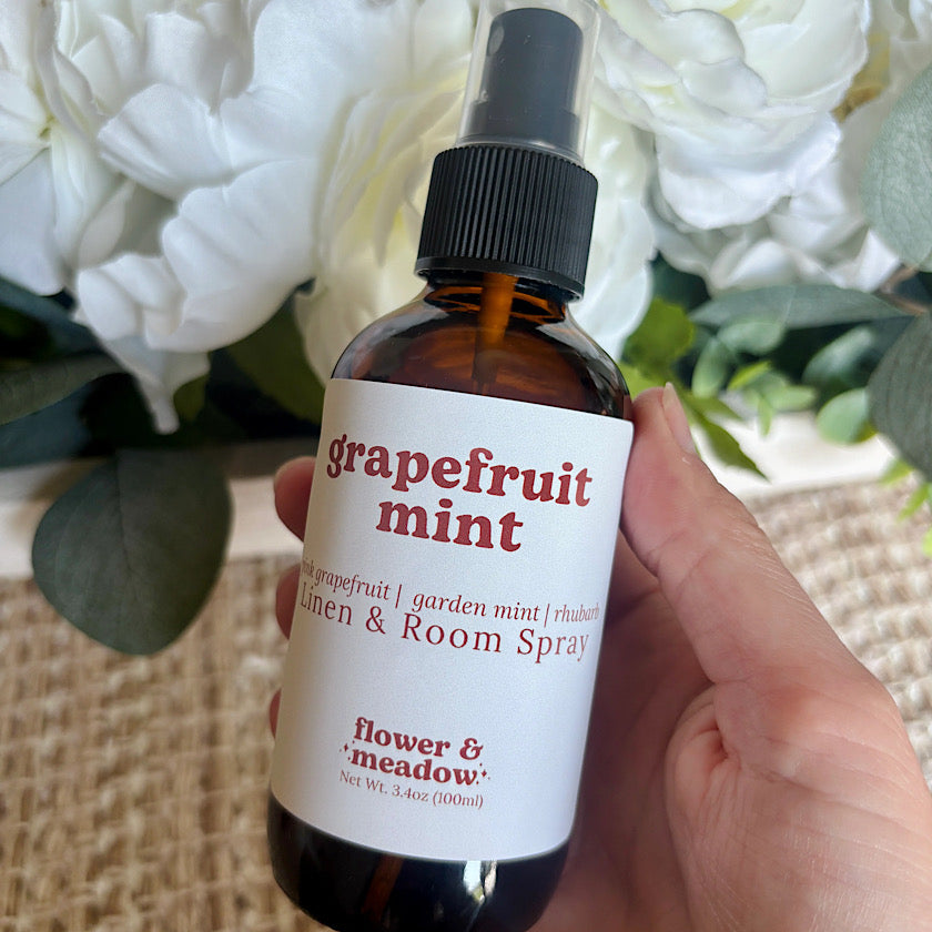 Flower & Meadow | Grapefruit & Mint Room & Linen Spray