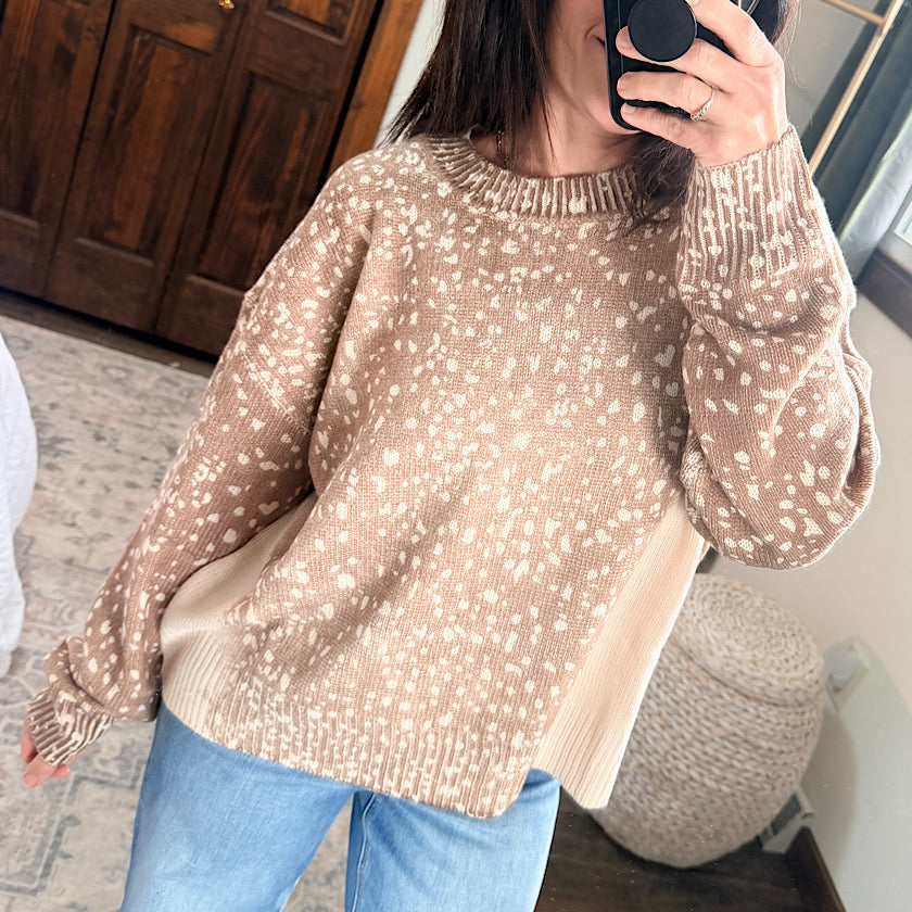 Deer Pattern Sweater