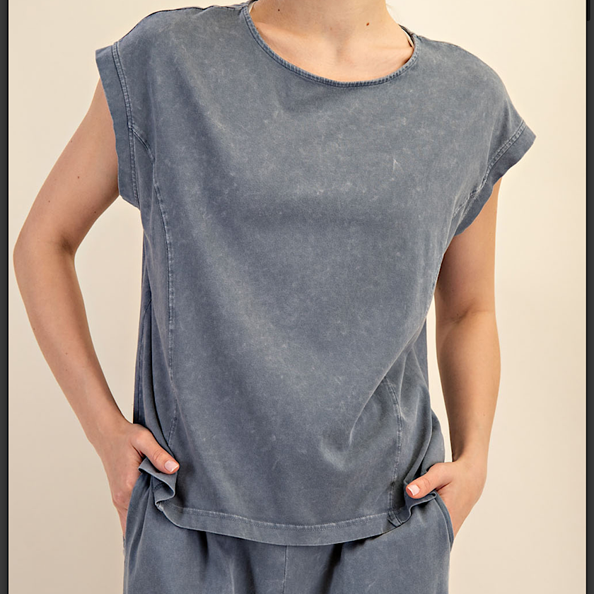 Iron Washed Mineral Tee