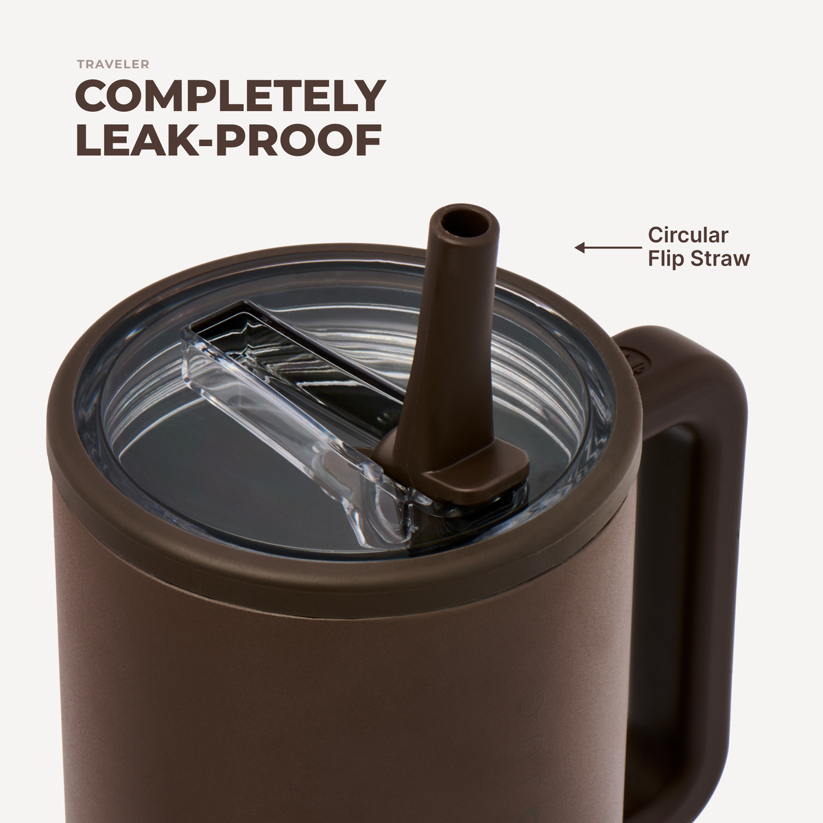 HydroJug - Chestnut HydroJug 40 oz Traveler Tumbler