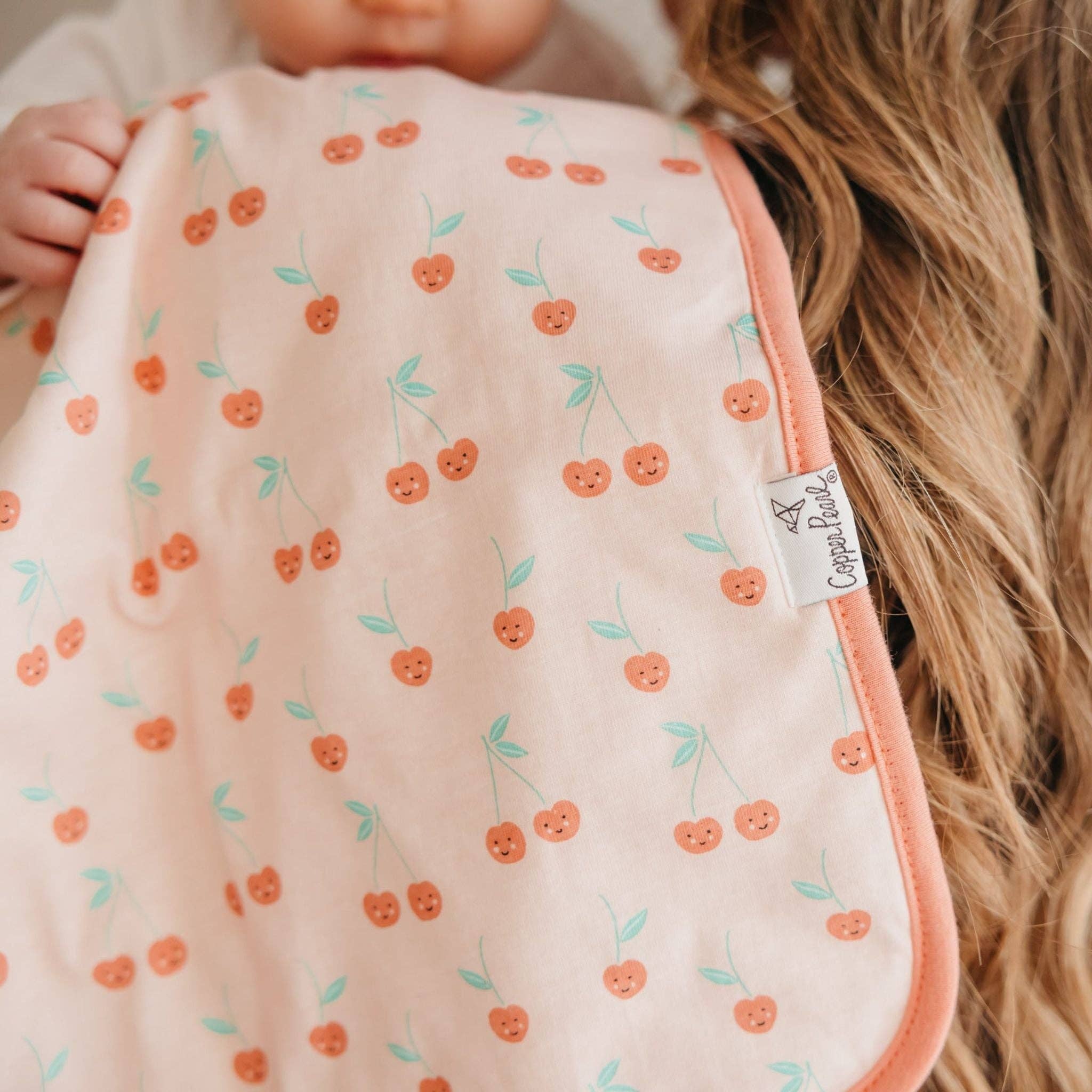 Copper Pearl - 3 Pack Premium Burp Cloths - Cheery