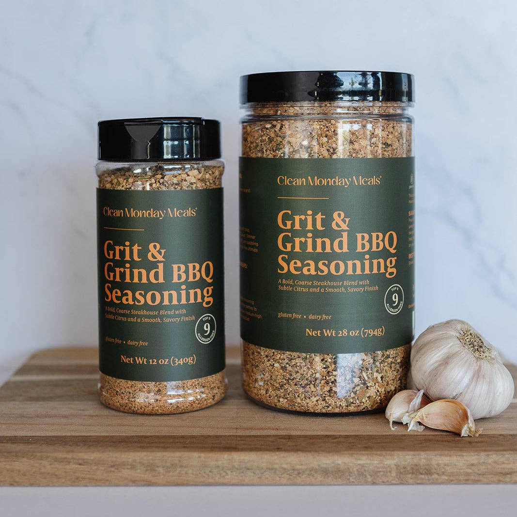 Clean Monday Meals - Grit & Grind BBQ Seasoning