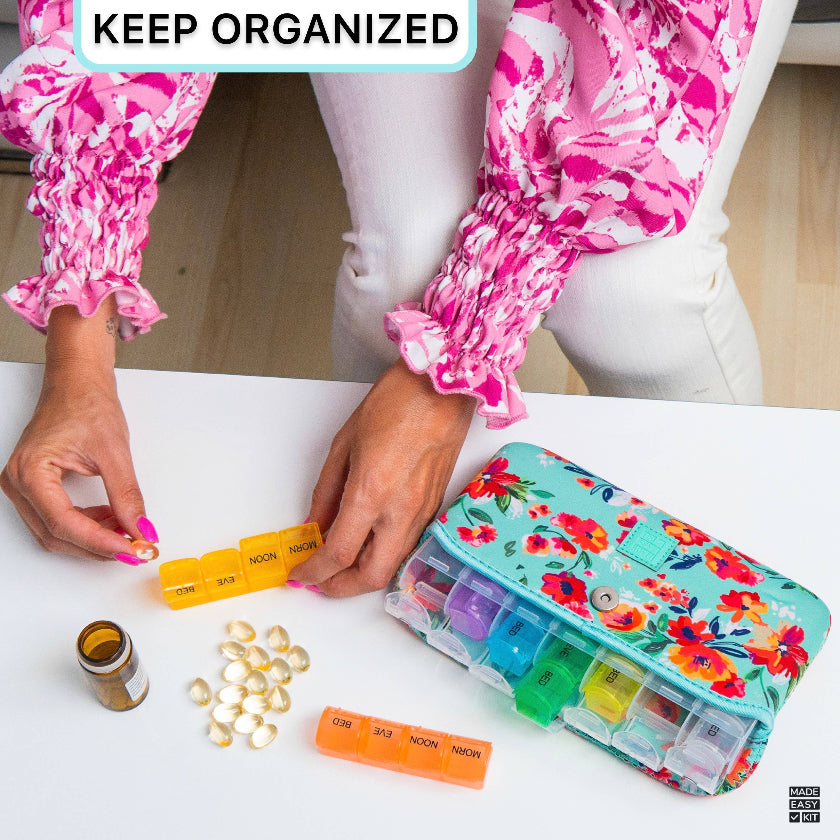 Made Easy Kit Pill Case Large 7-Day / 28 Compartments