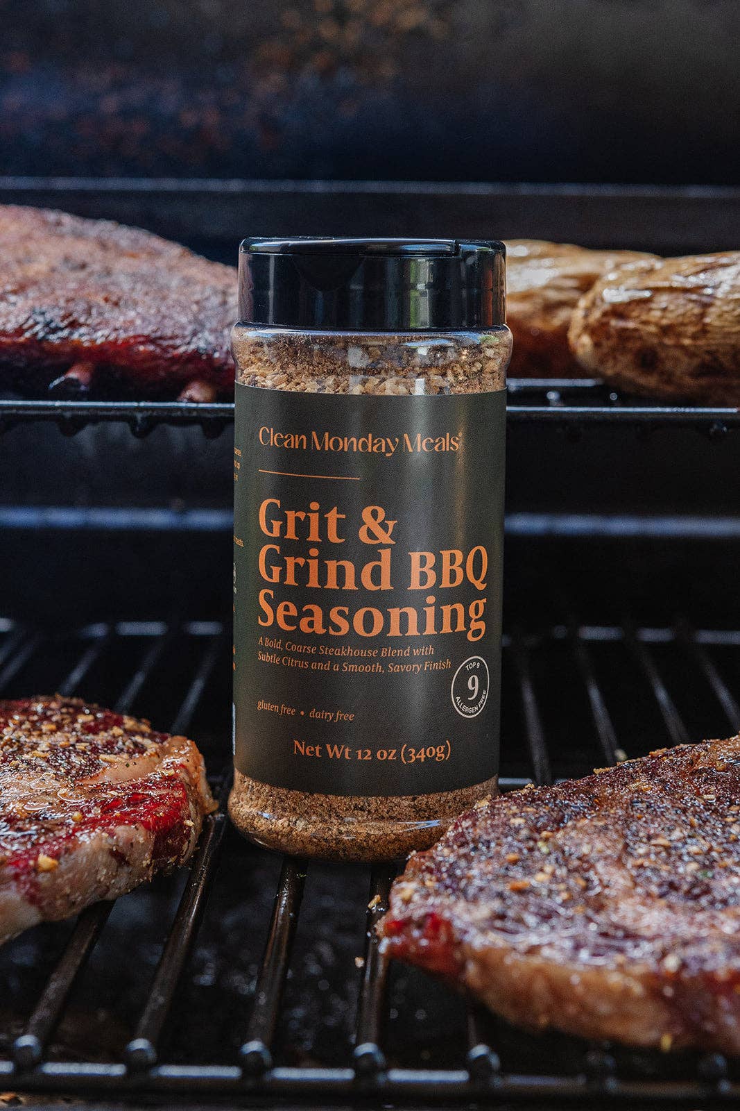 Clean Monday Meals - Grit & Grind BBQ Seasoning