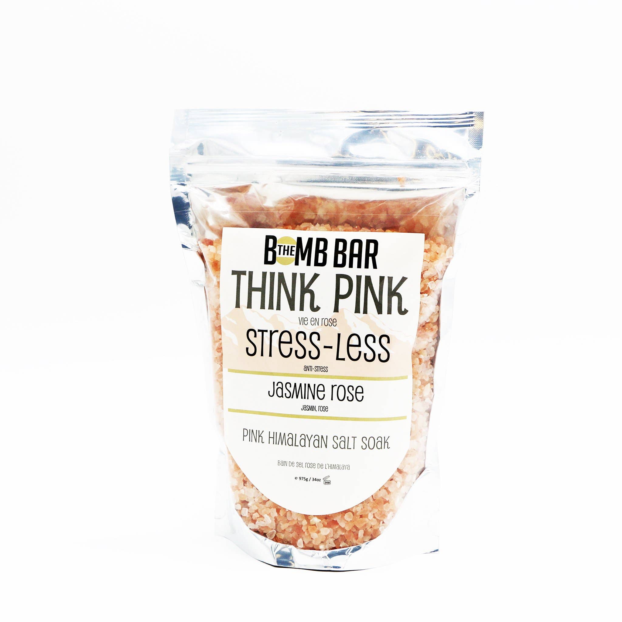 The Bomb Bar Wholesale - Bath Soak - Think Pink Himalayan Pink Salt Detox