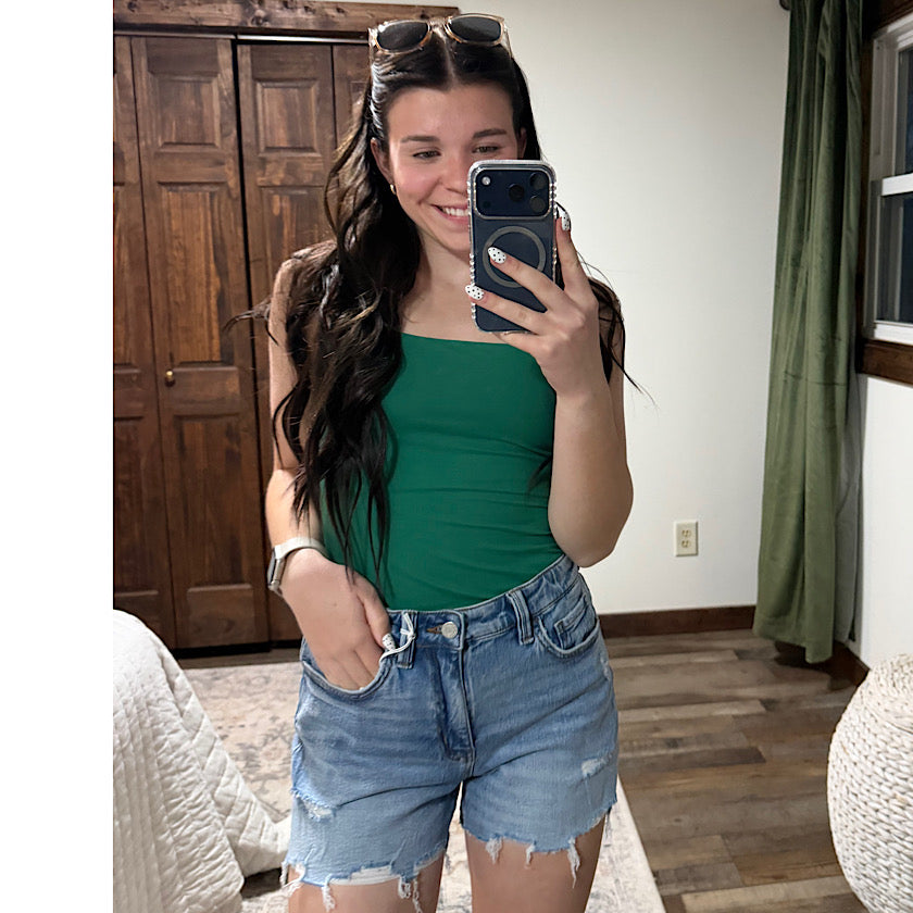 VERVET Kas Denim Shorts 4"