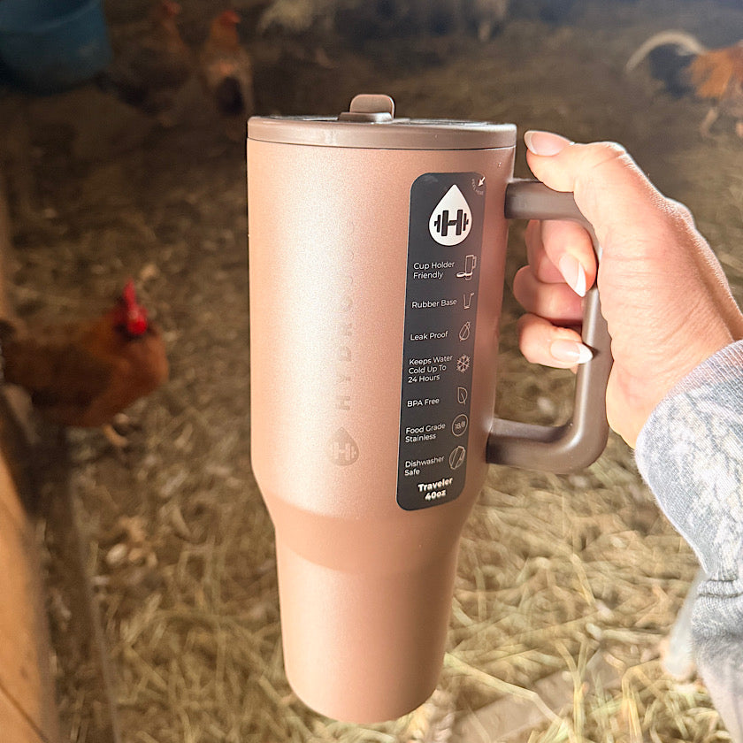 HydroJug - Chestnut HydroJug 40 oz Traveler Tumbler