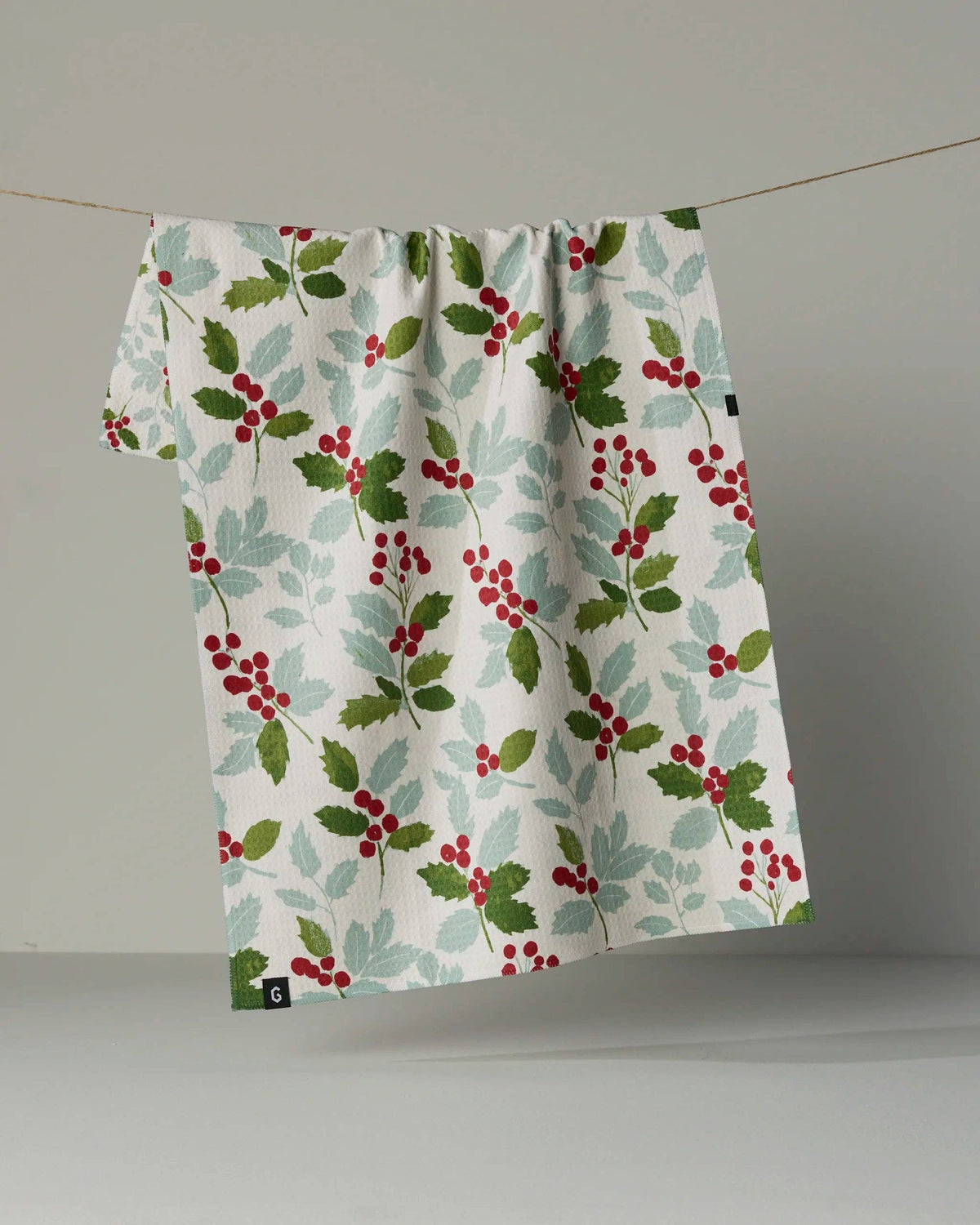 Geometry - Holly Lane Luxe Kitchen Towel - Holiday 2026
