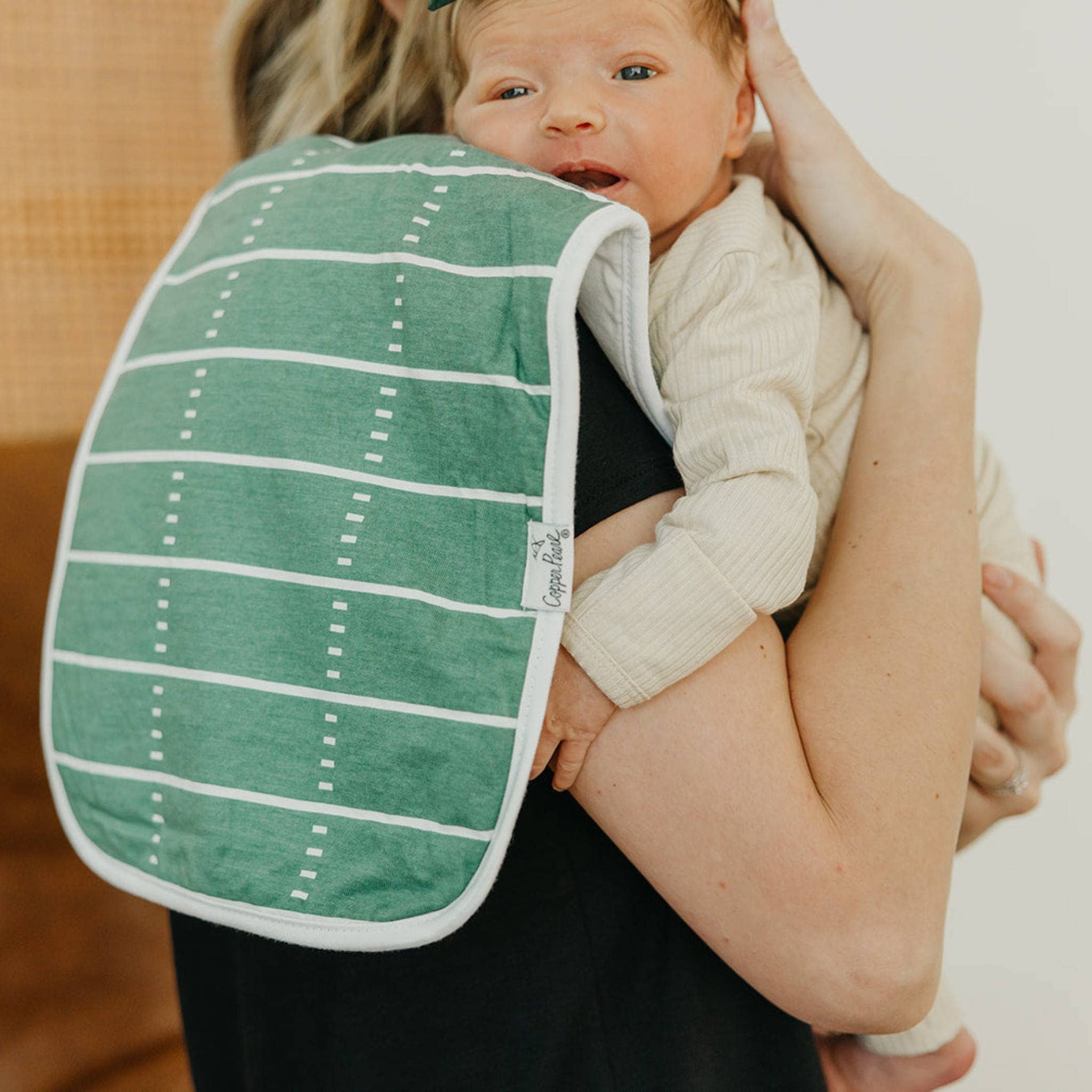 Copper Pearl - 3 Pack Premium Burp Cloths - Blitz
