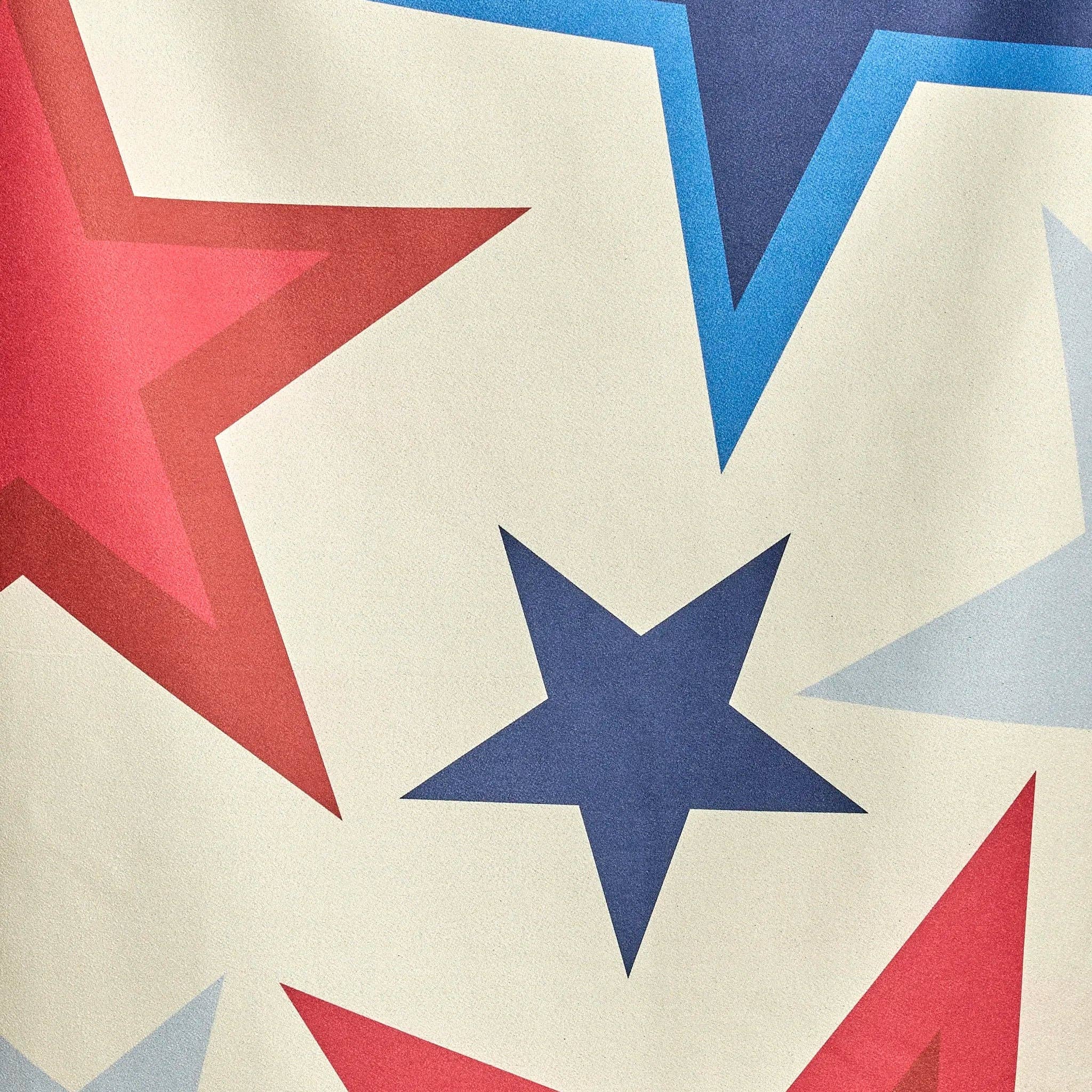 Geometry - Liberty Stars Beach Towel