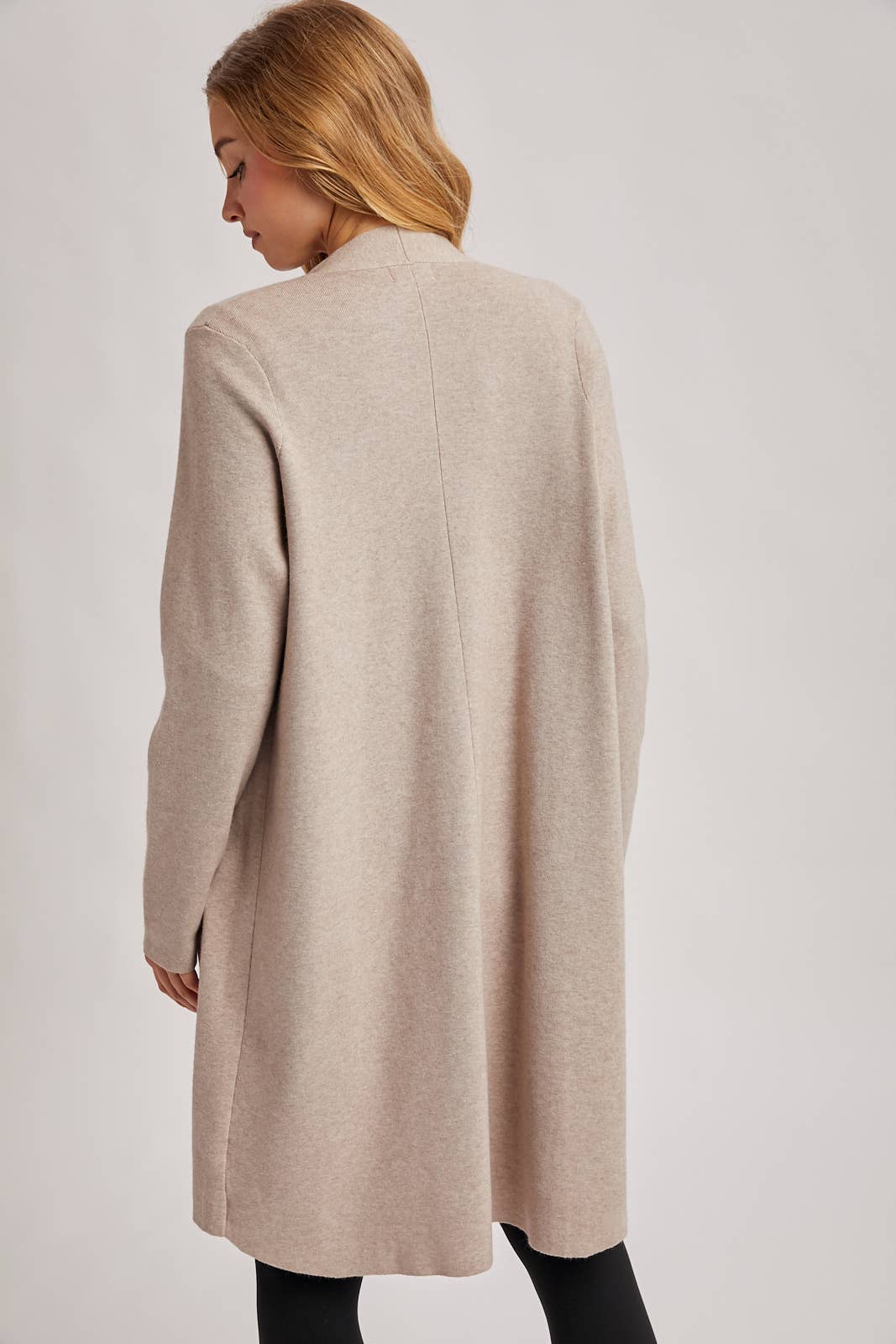 Bluivy - MODERN OPEN FRONT LONGLINE KNIT CARDIGAN