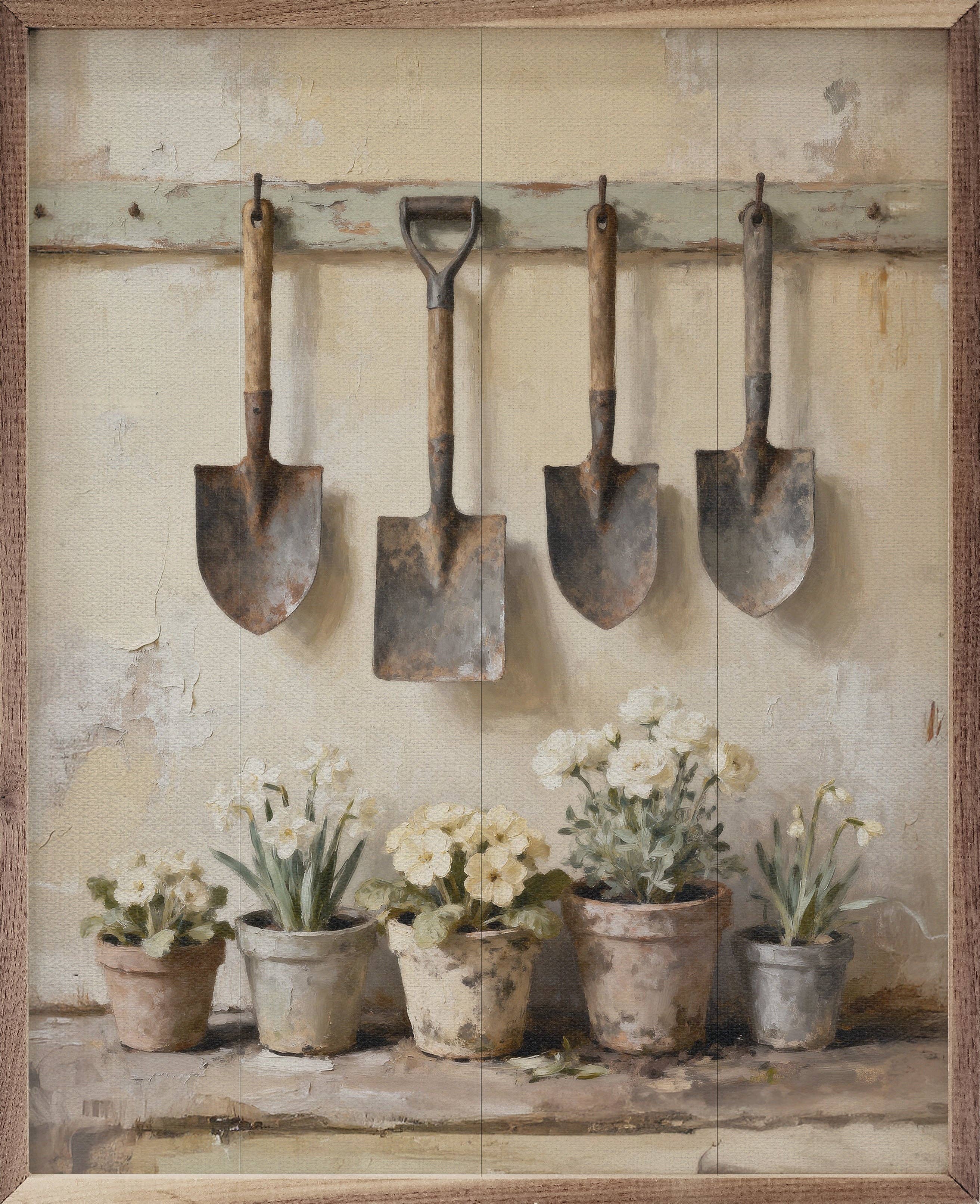 Potting Shed Framed Art