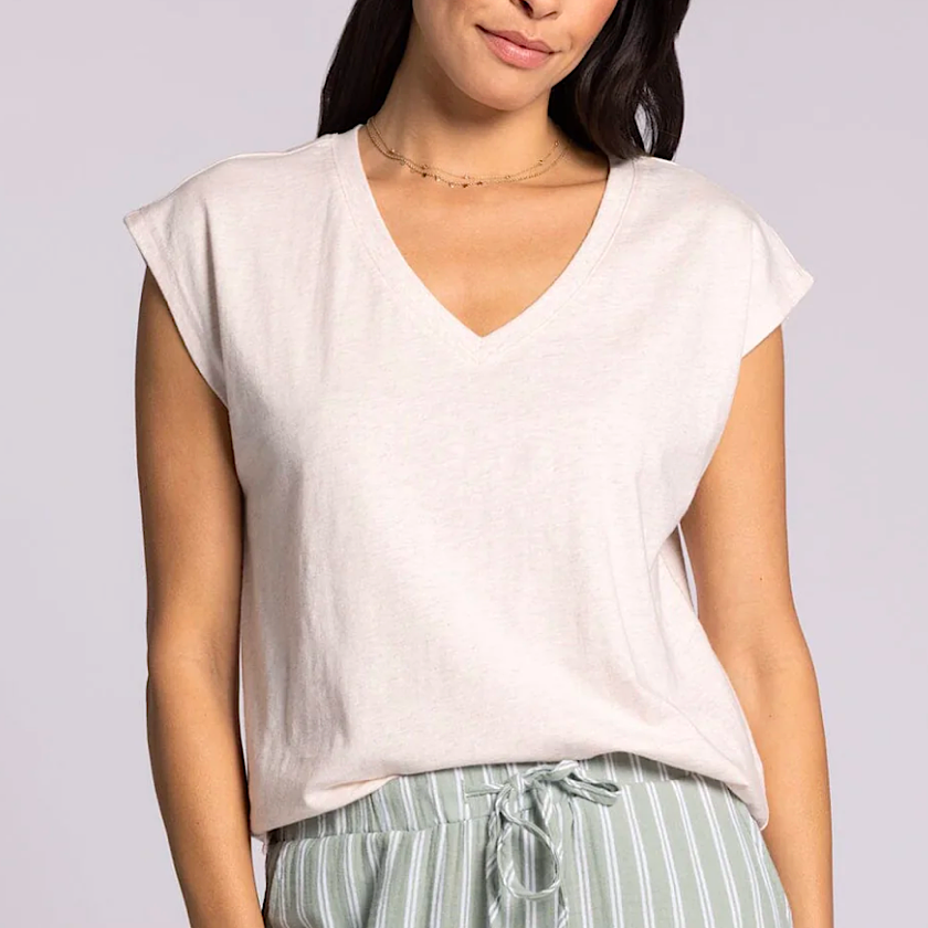 Romy Tee by Thread & Supply in Bone