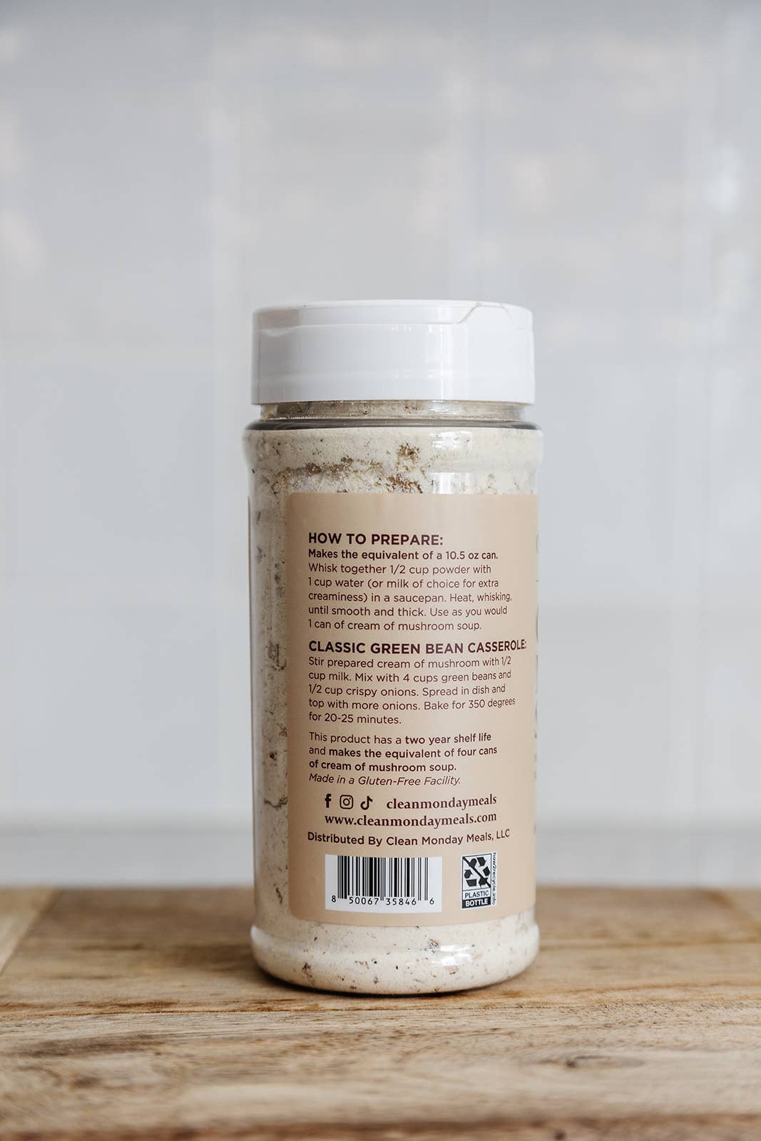 Clean Monday Meals - Cream of Mushroom Soup Mix