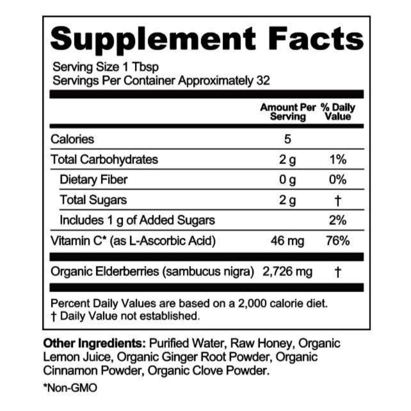 Rowe Casa Organics - Elderberry Immune Support