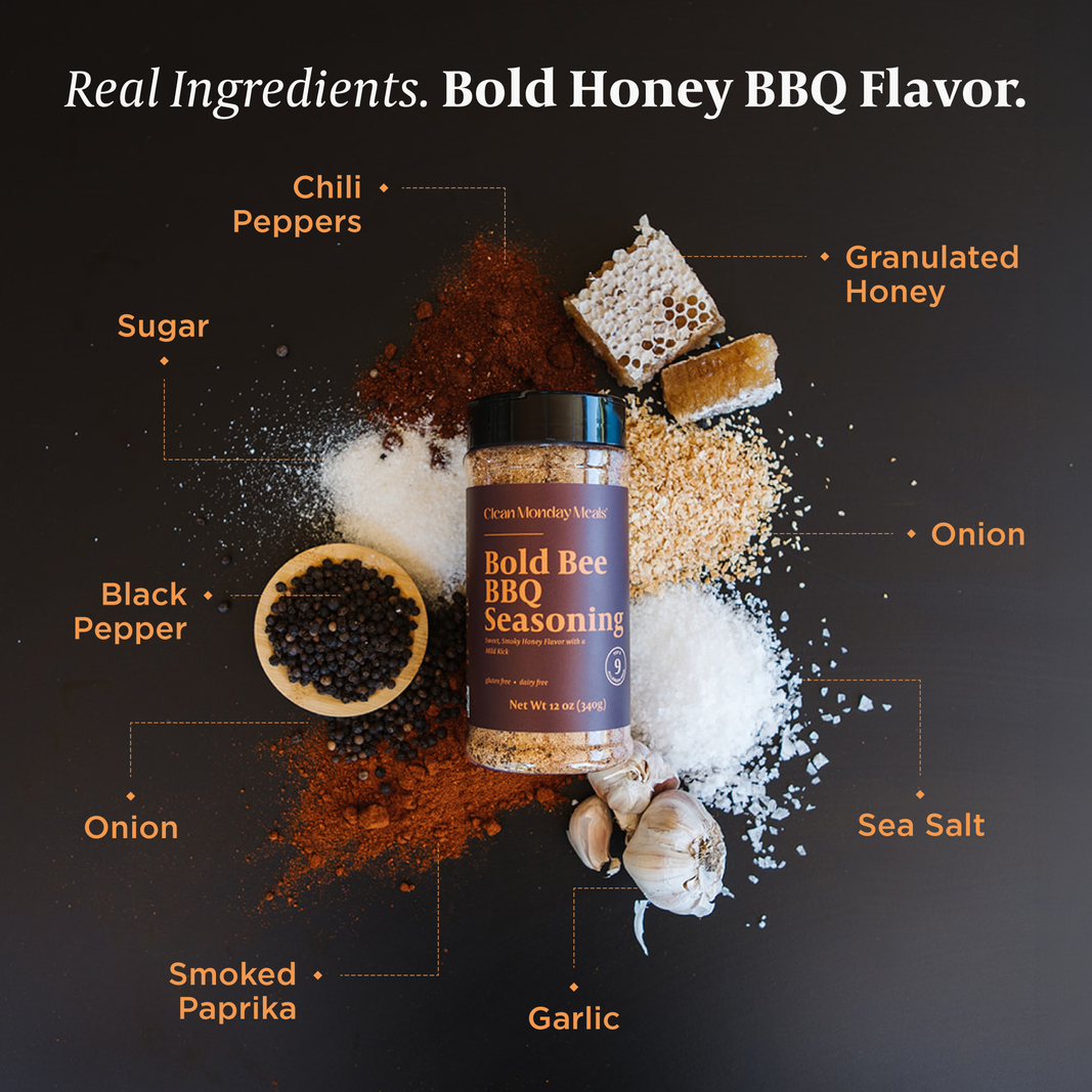 Clean Monday Meals - Bold Bee BBQ Seasoning