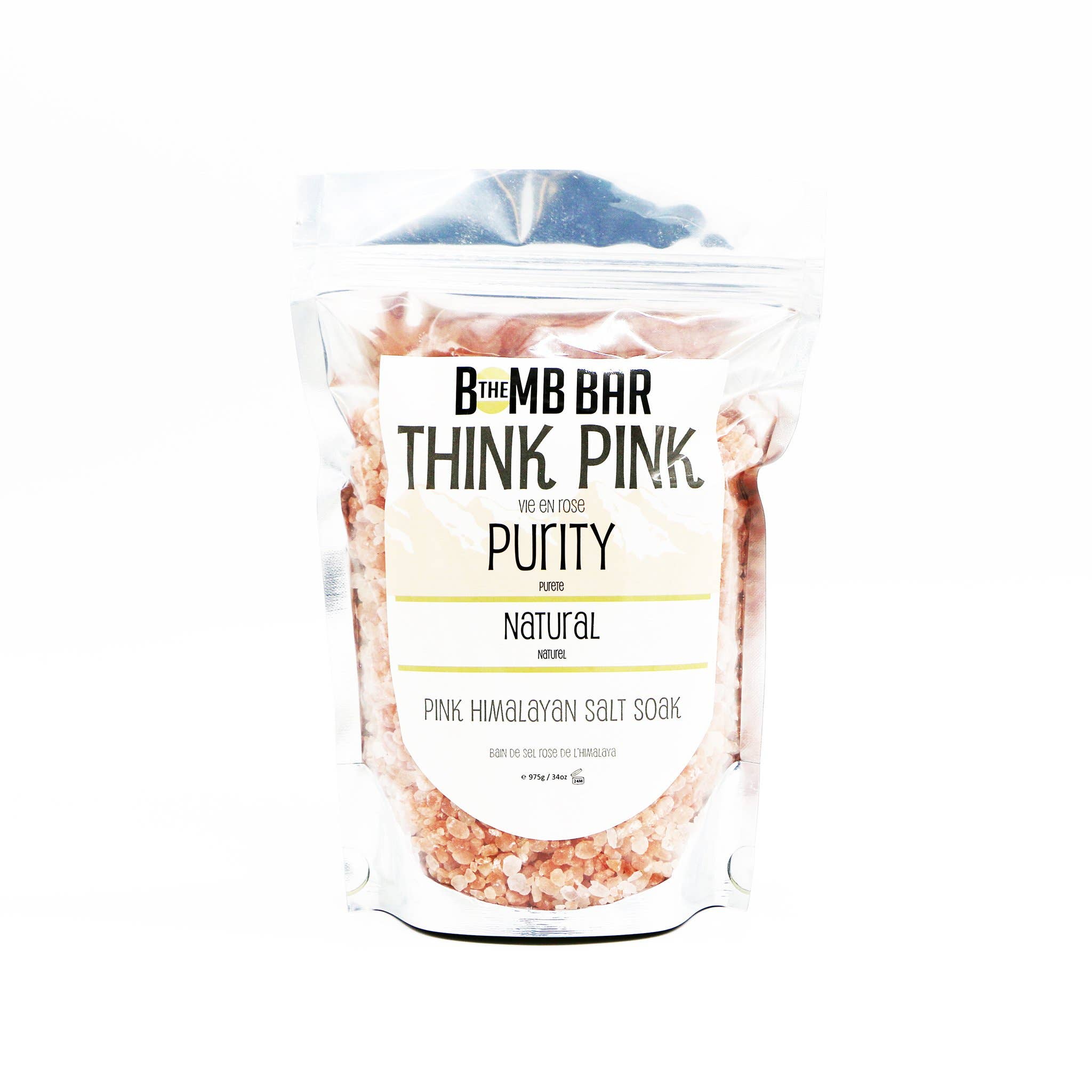 The Bomb Bar Wholesale - Bath Soak - Think Pink Himalayan Pink Salt Detox