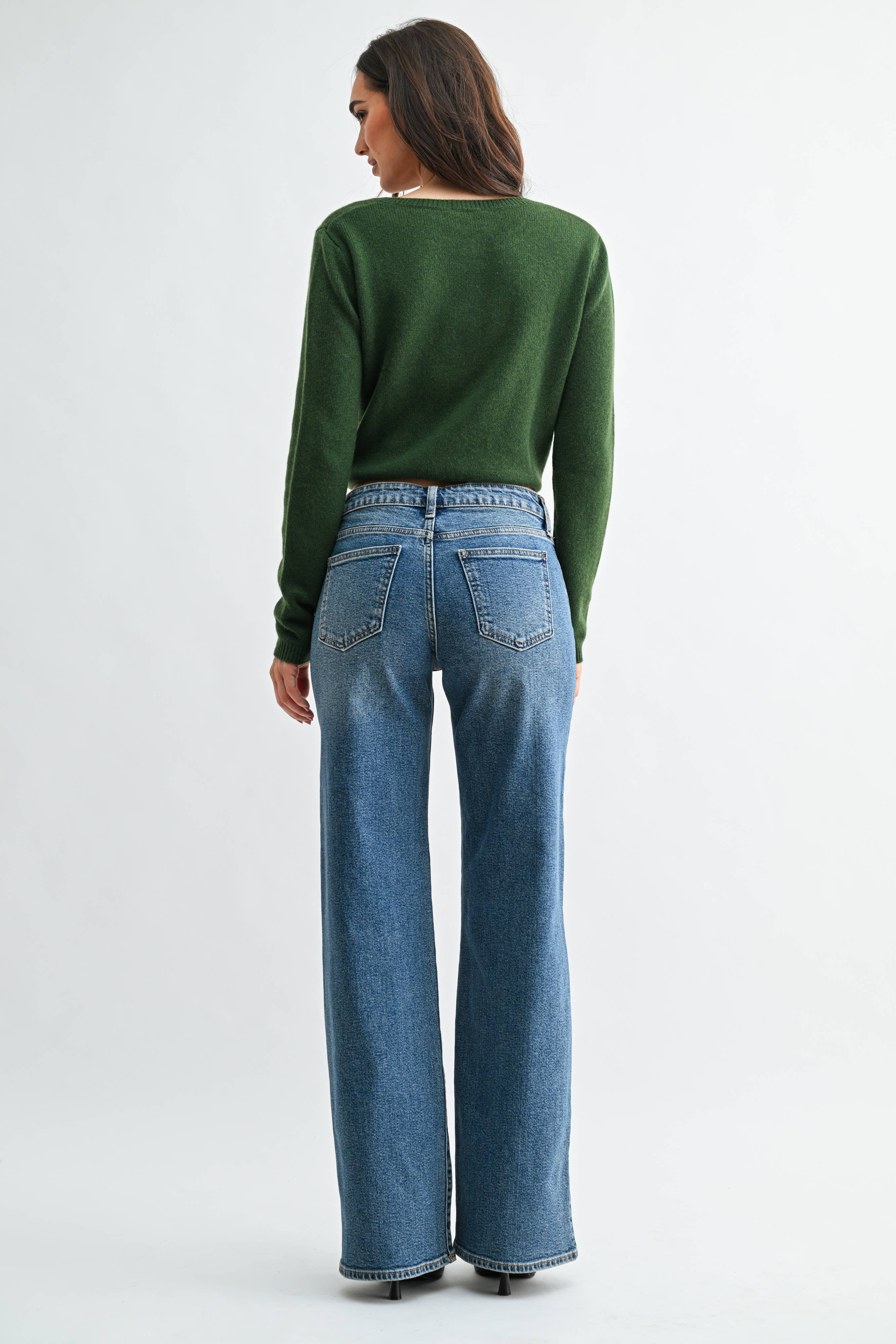 JBD - KIA Full Length Wide Leg Denim 33"