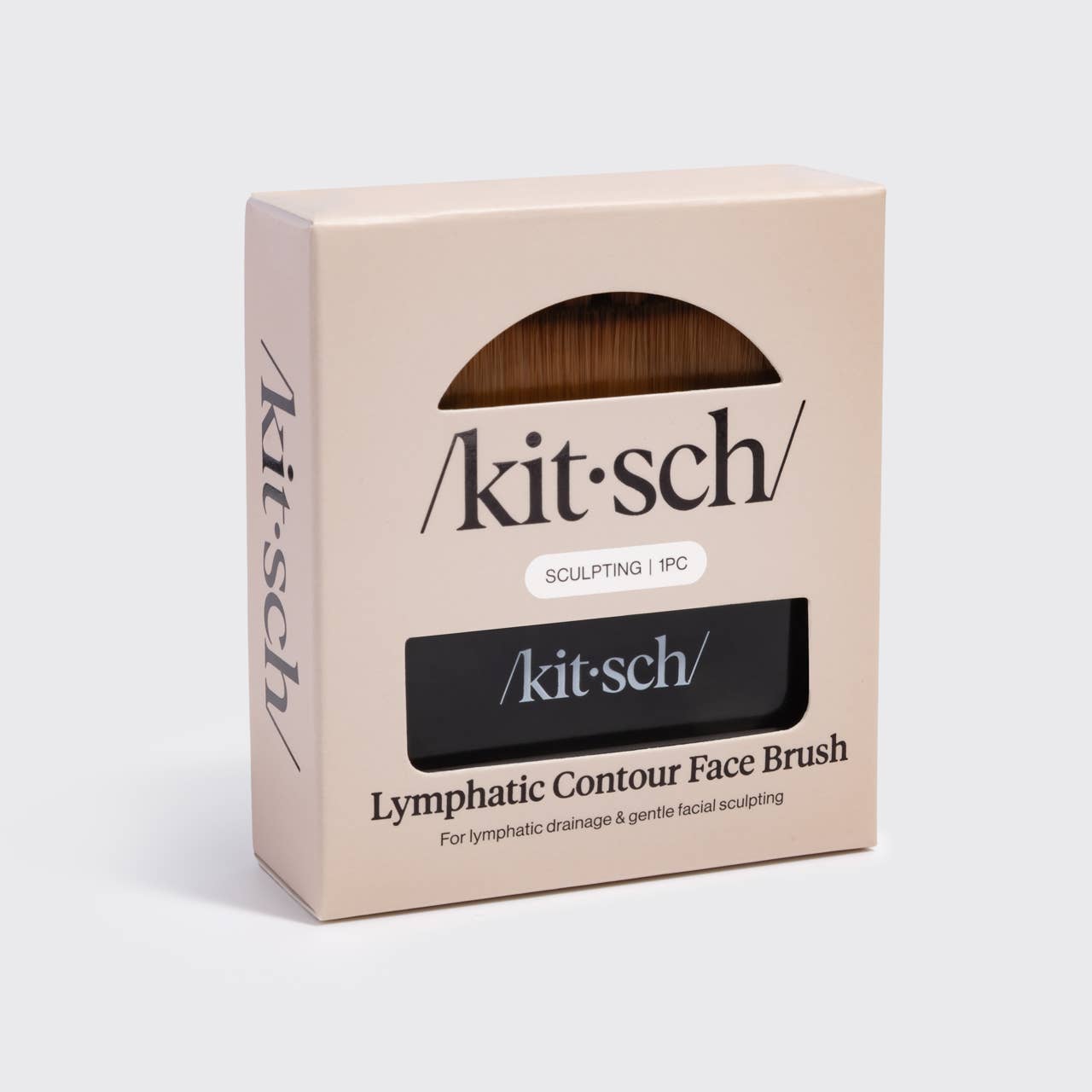 KITSCH - Lymphatic Contour Face Brush - Black