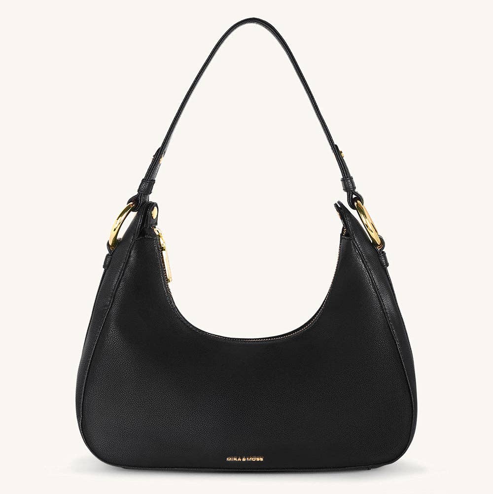 Myra Bag - Mira & Moss Ava Shoulder Bag - Black